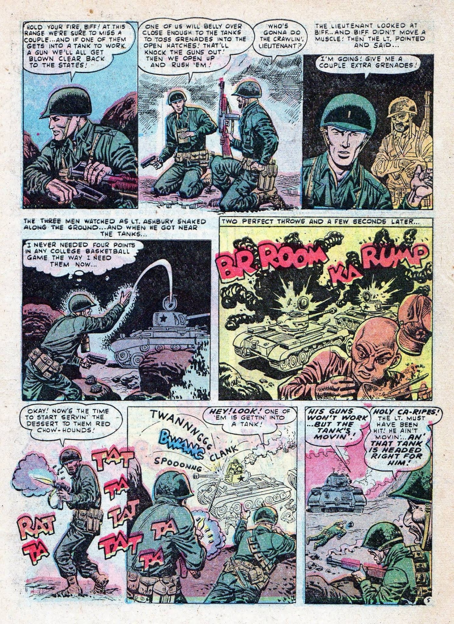 Read online Combat (1952) comic -  Issue #1 - 7