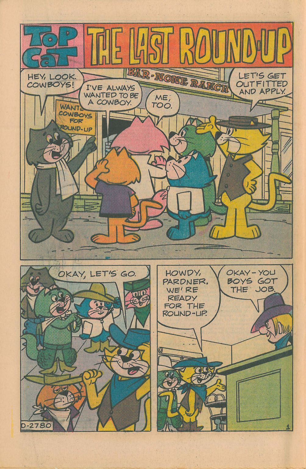 Read online Top Cat (1970) comic -  Issue #13 - 8