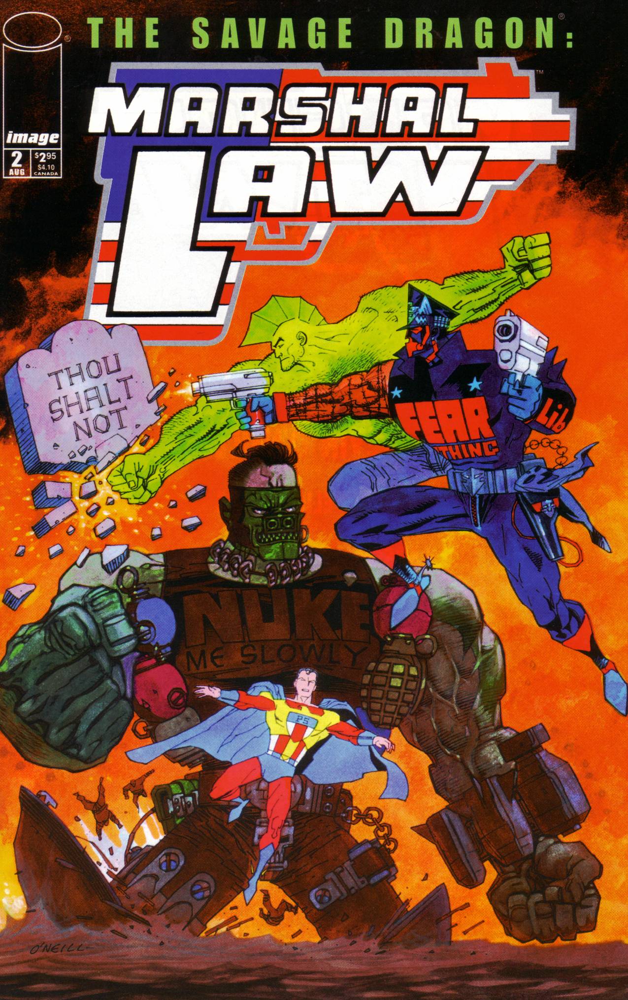 Read online The Savage Dragon: Marshal Law comic -  Issue #2 - 1