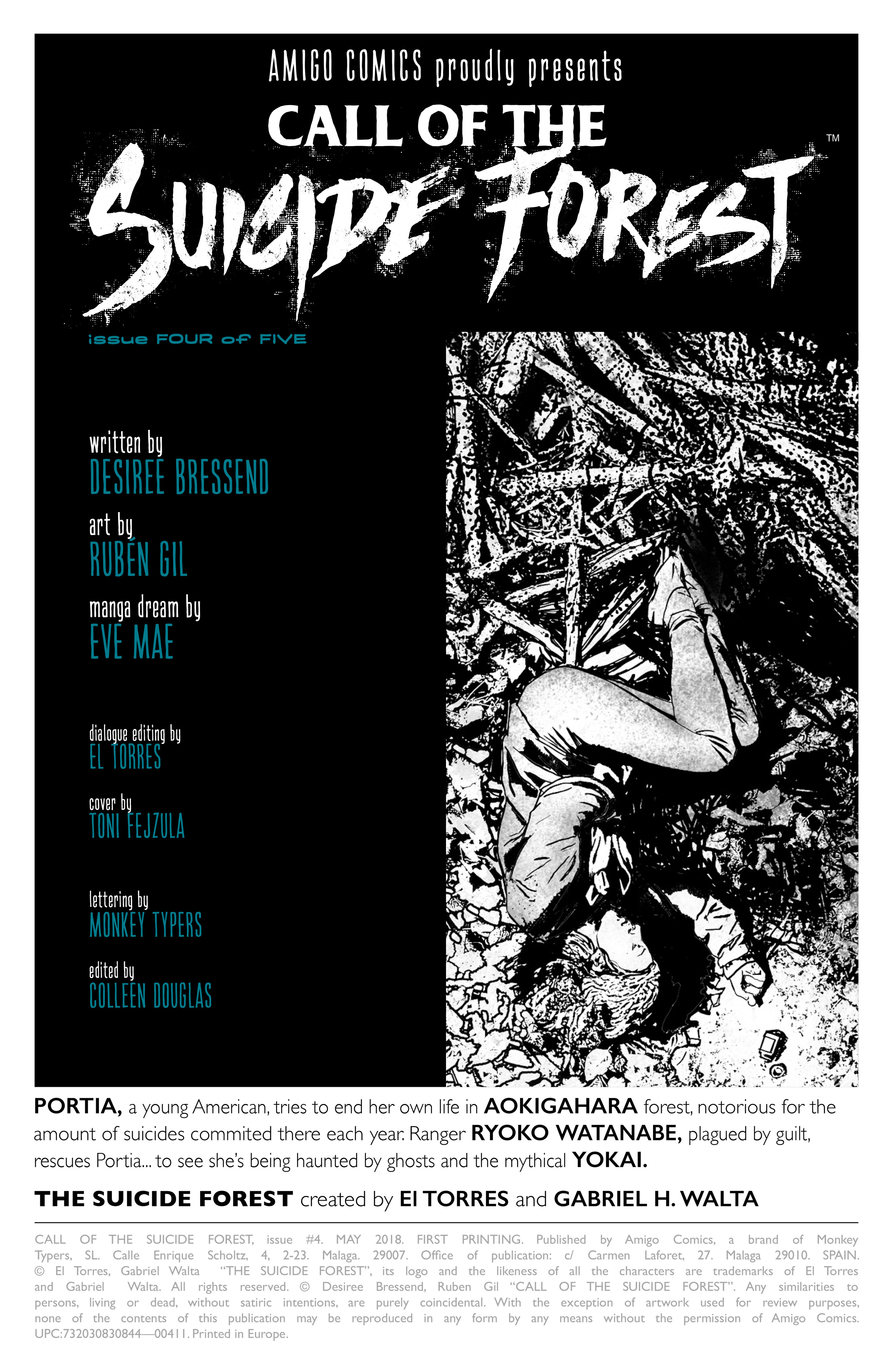 Read online Call of the Suicide Forest comic -  Issue #4 - 2