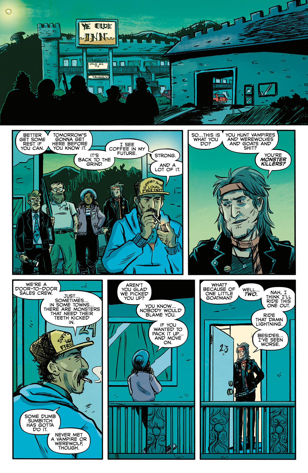 Read online Door to Door, Night by Night comic -  Issue #7 - 25
