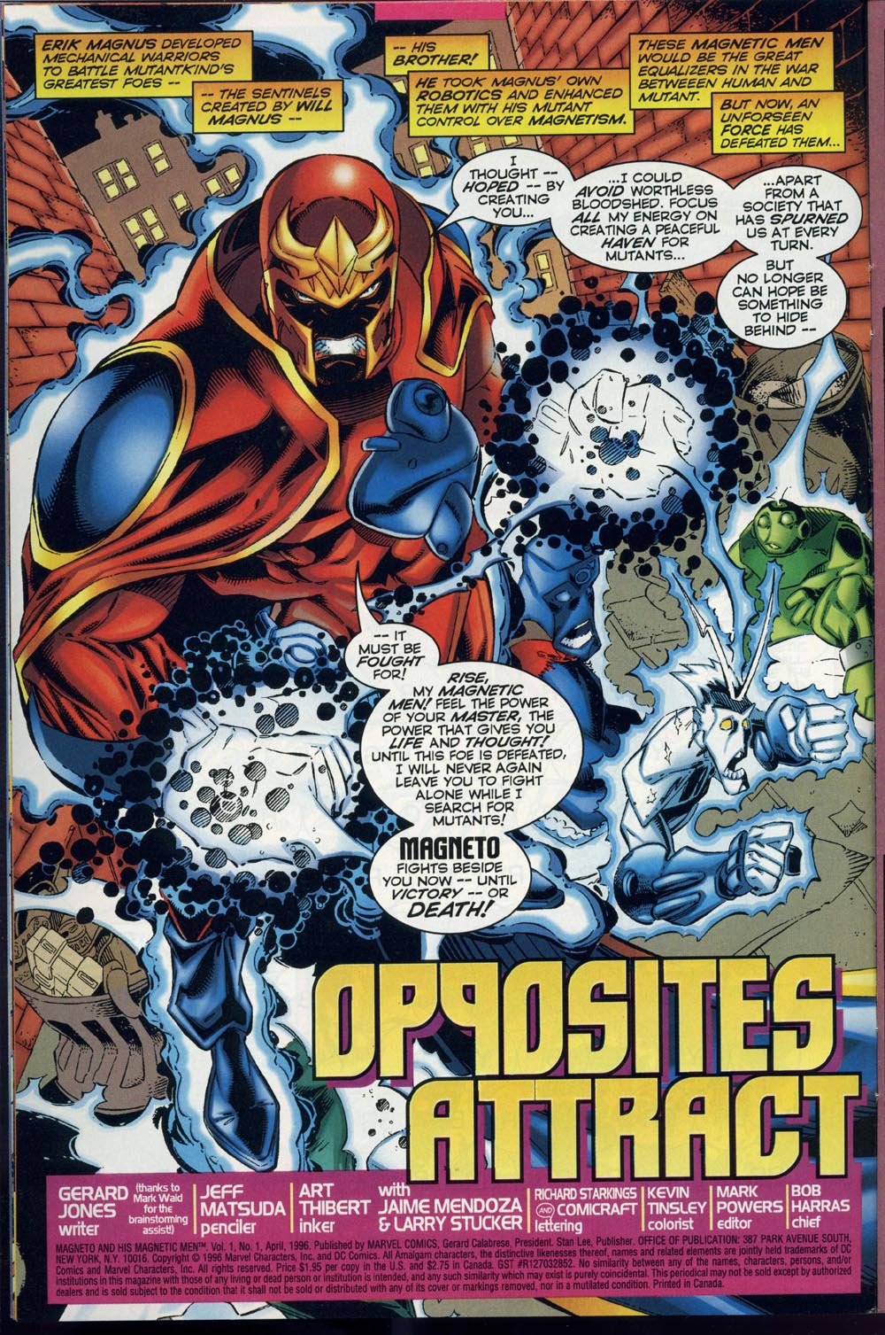 Read online Magneto And His Magnetic Men comic -  Issue # Full - 6