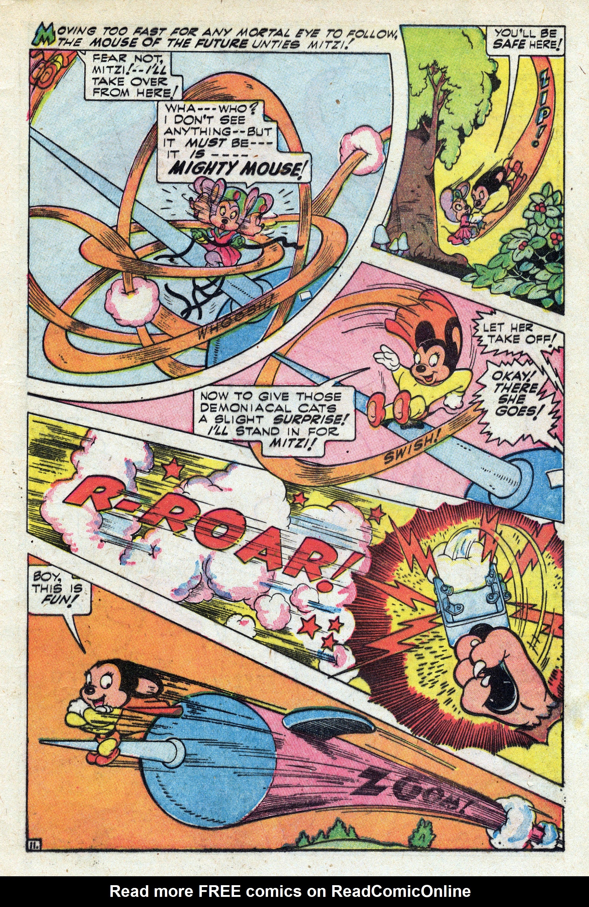 Read online Paul Terry's Mighty Mouse Comics comic -  Issue #3 - 14