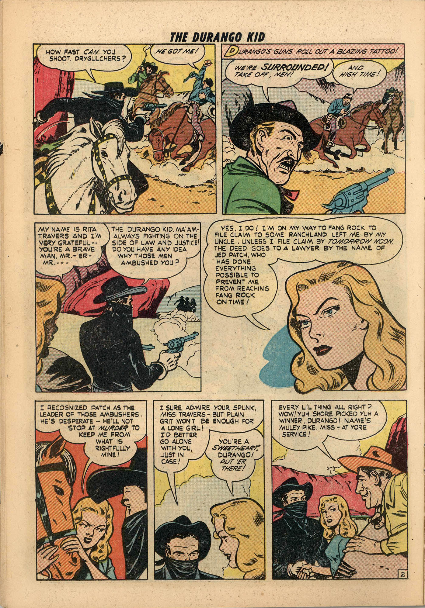Read online Charles Starrett as The Durango Kid comic -  Issue #3 - 13