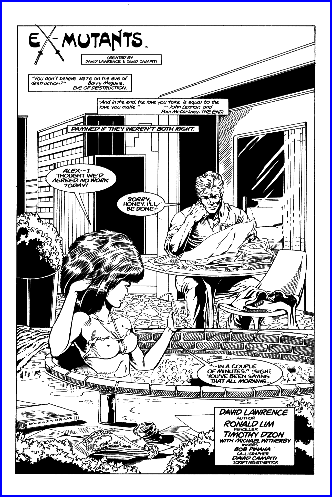 Read online Ex-Mutants (1986) comic -  Issue #1 - 7