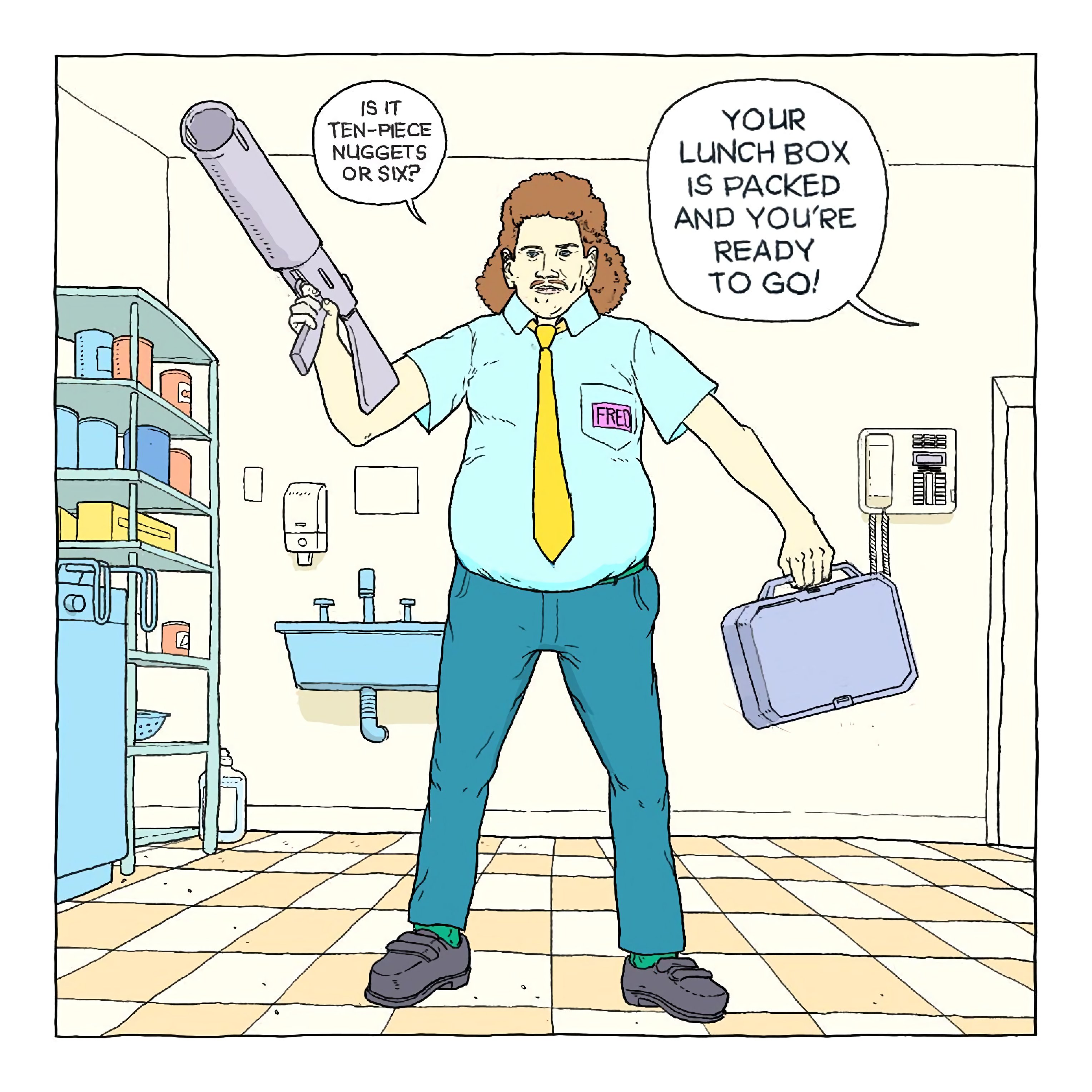 Read online Mullet Cop: License to Krill comic -  Issue # Full - 10