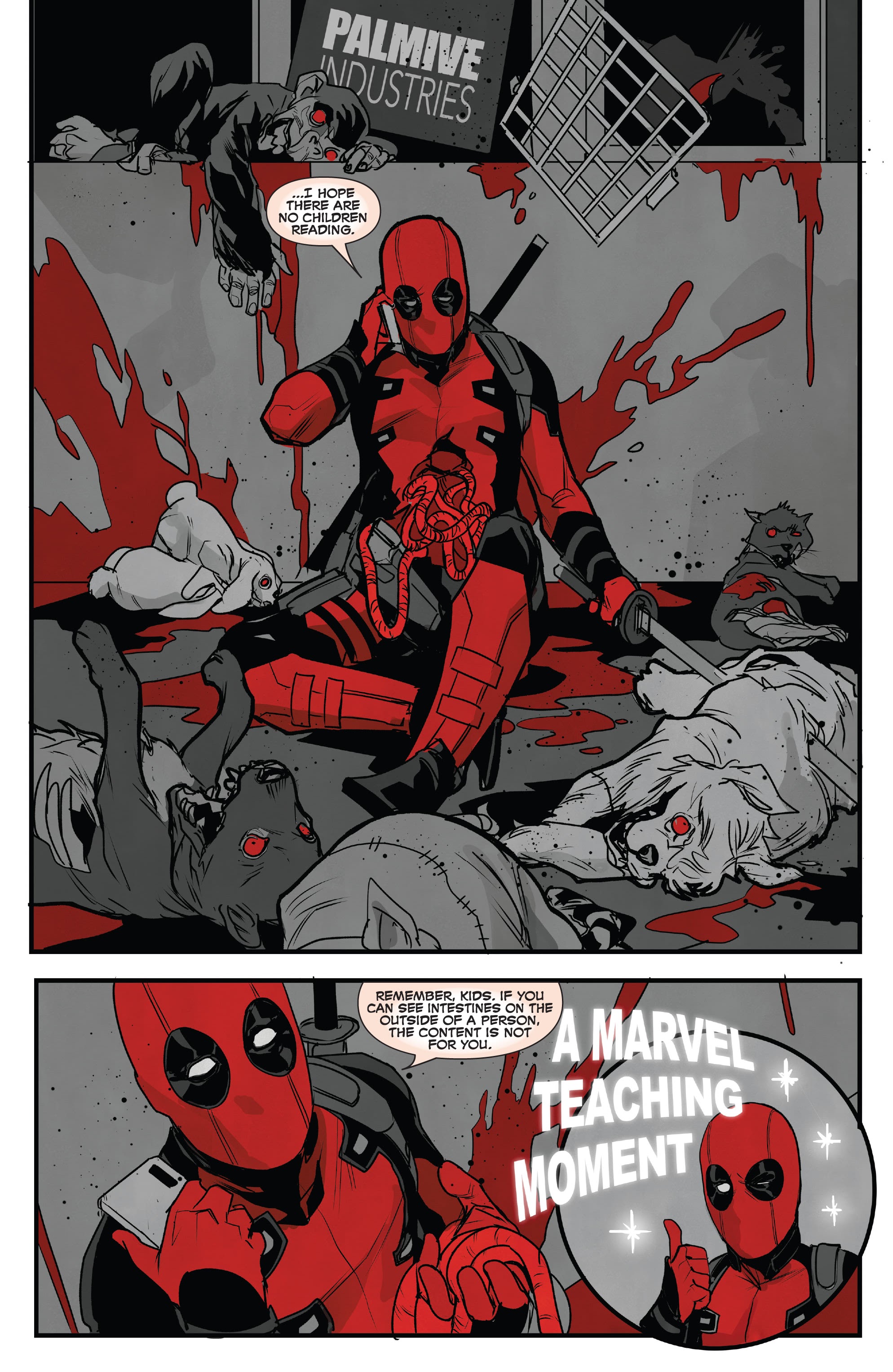 Read online Deadpool: Black, White & Blood comic -  Issue #1 - 3