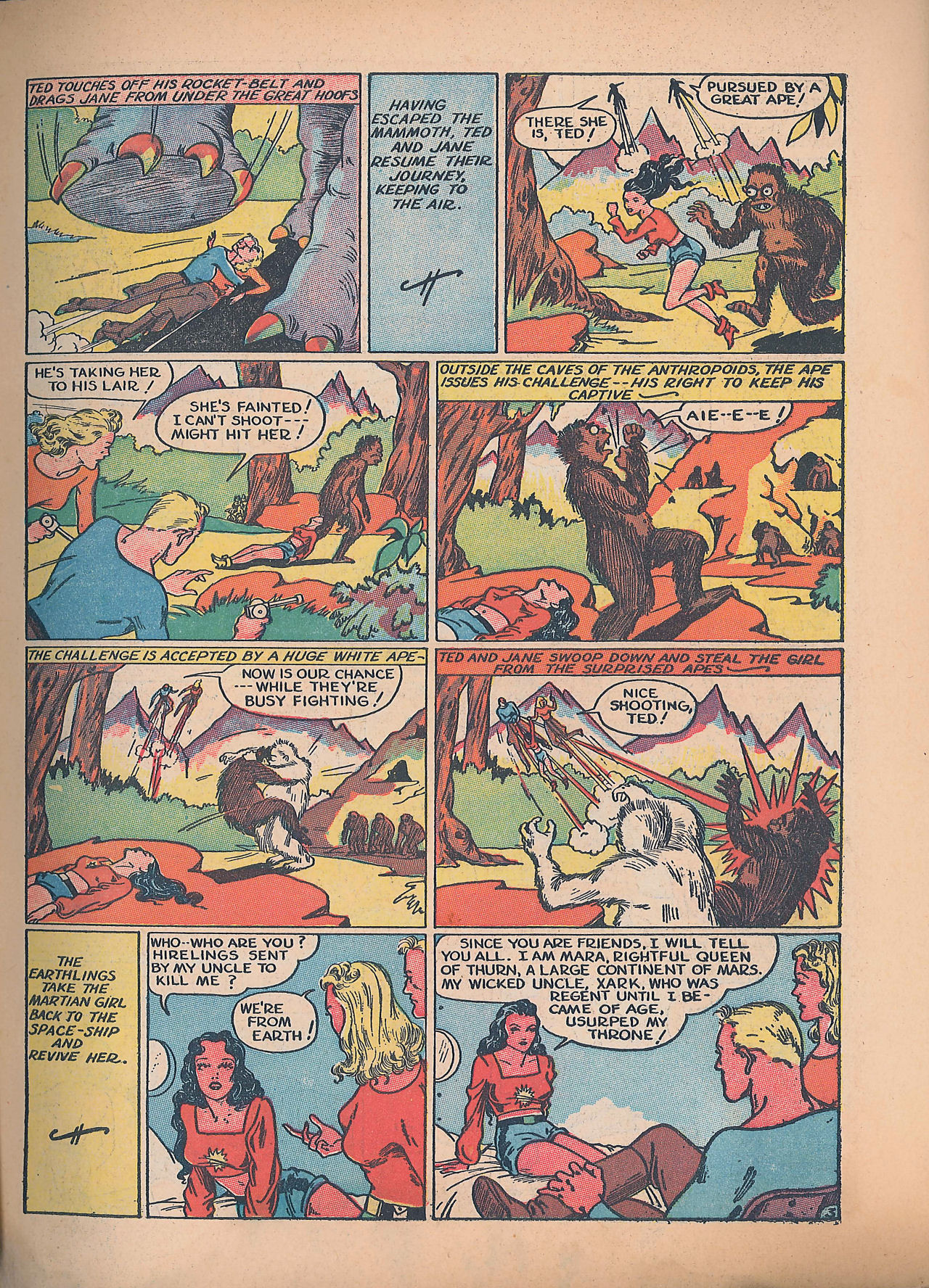 Read online Exciting Comics comic -  Issue #4 - 5