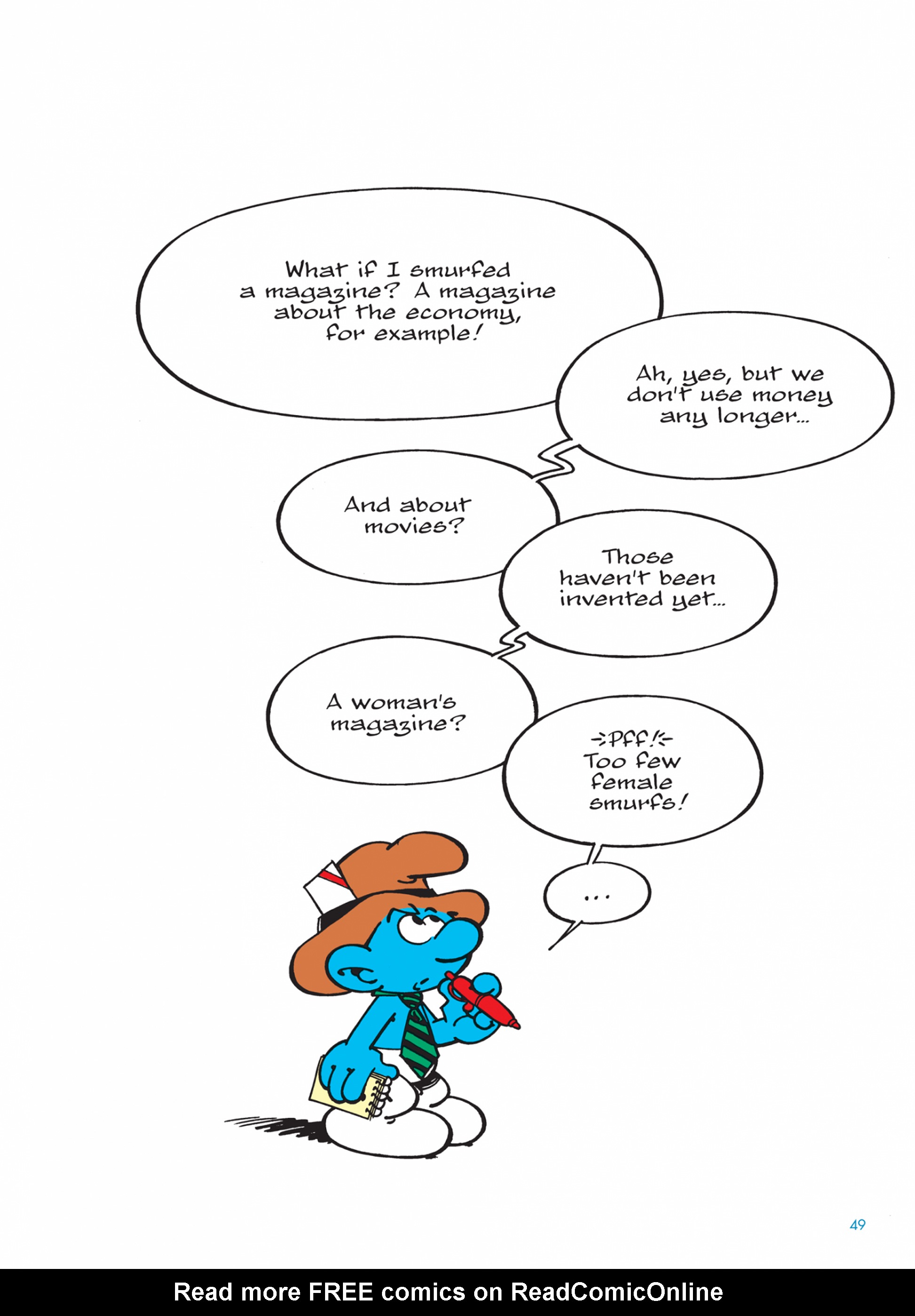 Read online The Smurfs comic -  Issue #24 - 49