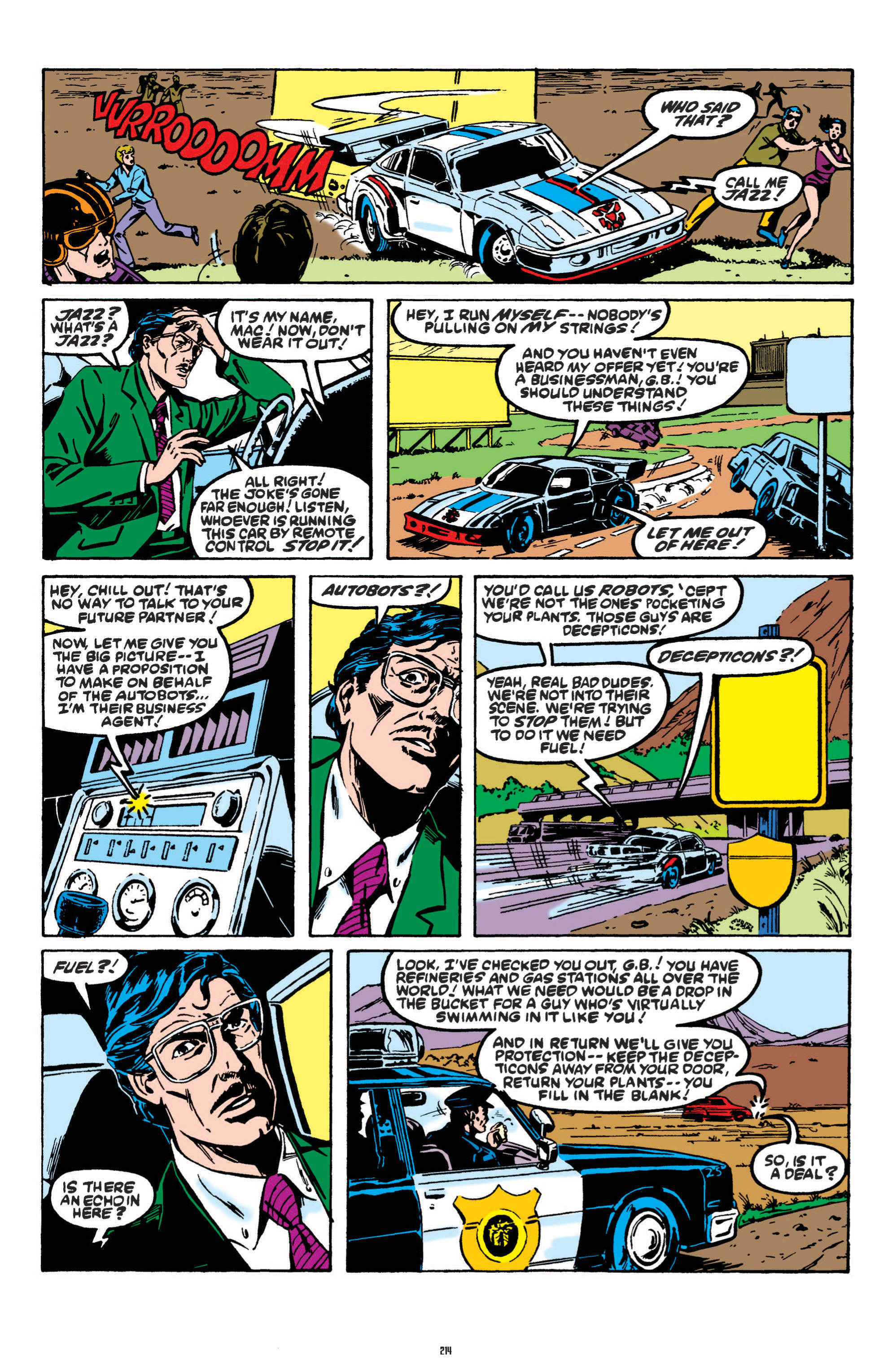 Read online The Transformers Classics comic -  Issue # TPB 1 - 215