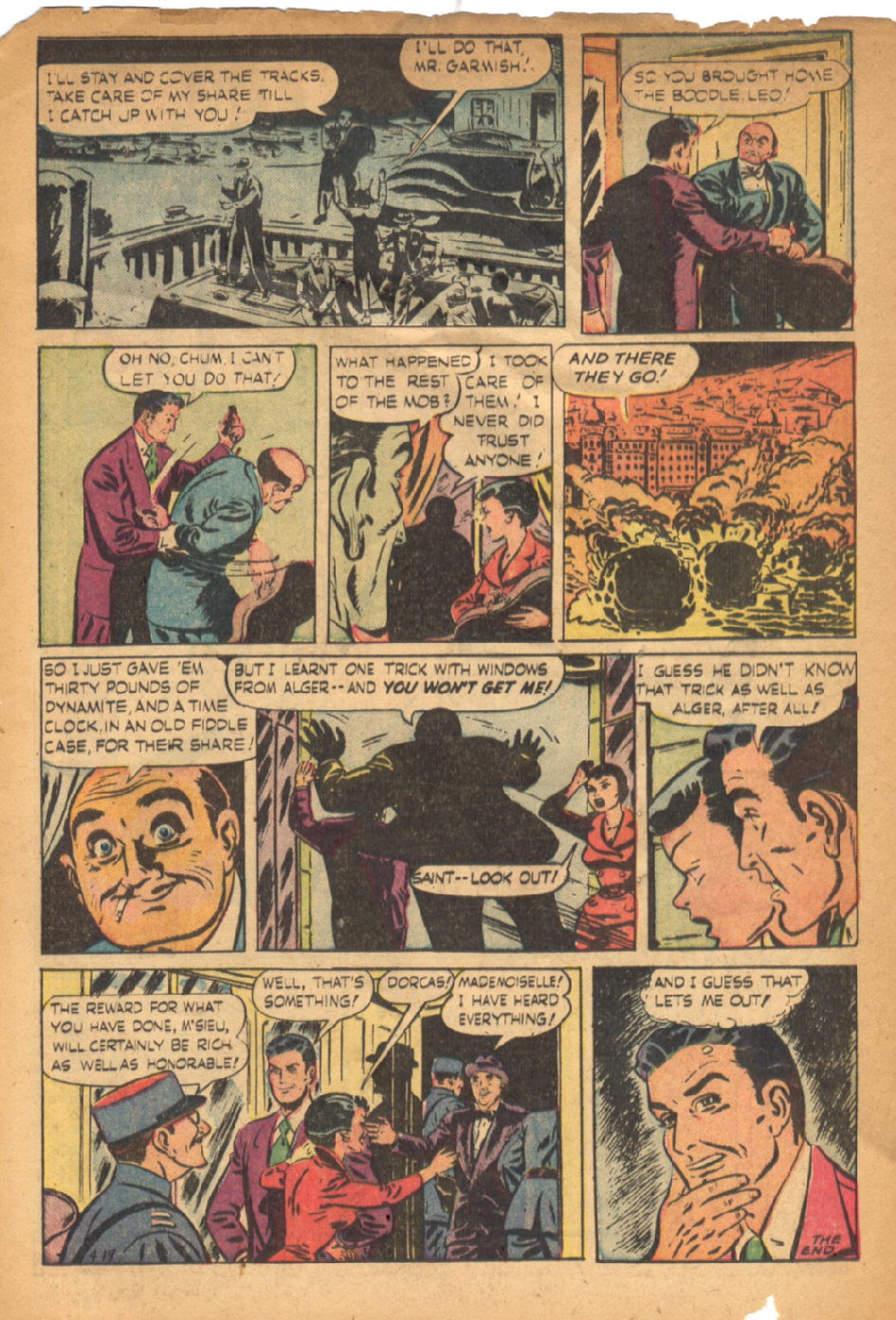 Read online The Saint (1947) comic -  Issue #12 - 33