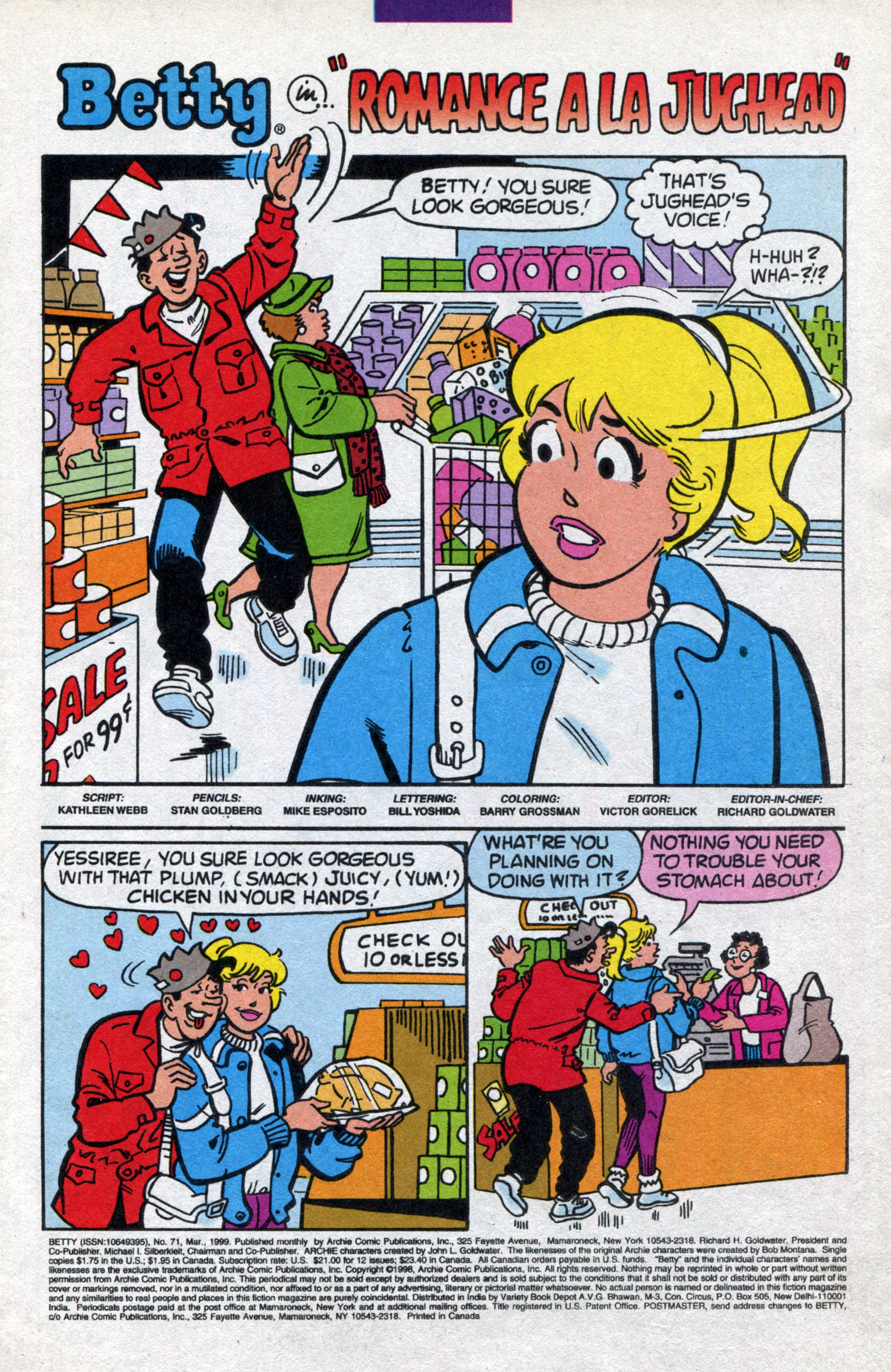 Read online Betty comic -  Issue #71 - 3