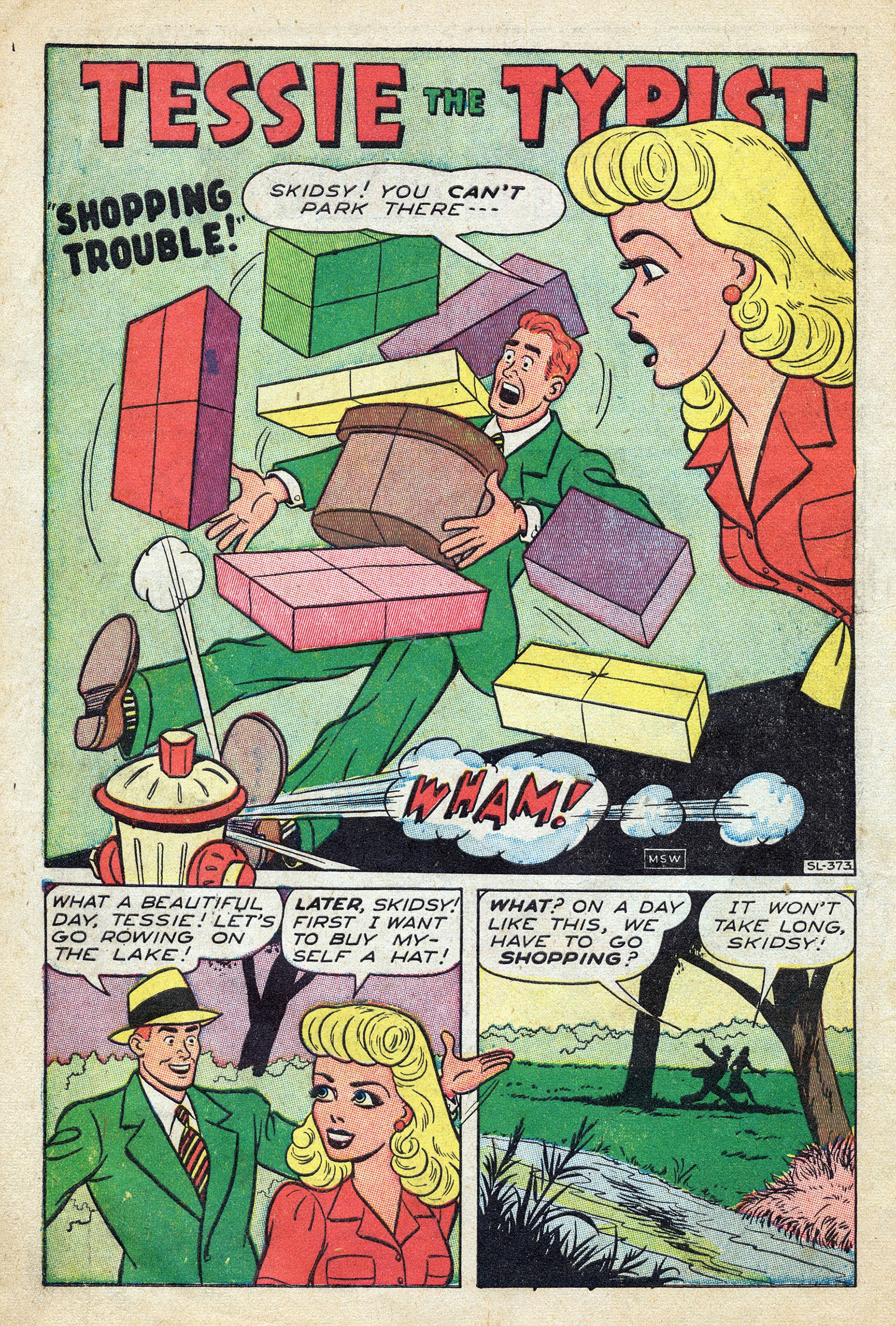 Read online Tessie the Typist comic -  Issue #7 - 12