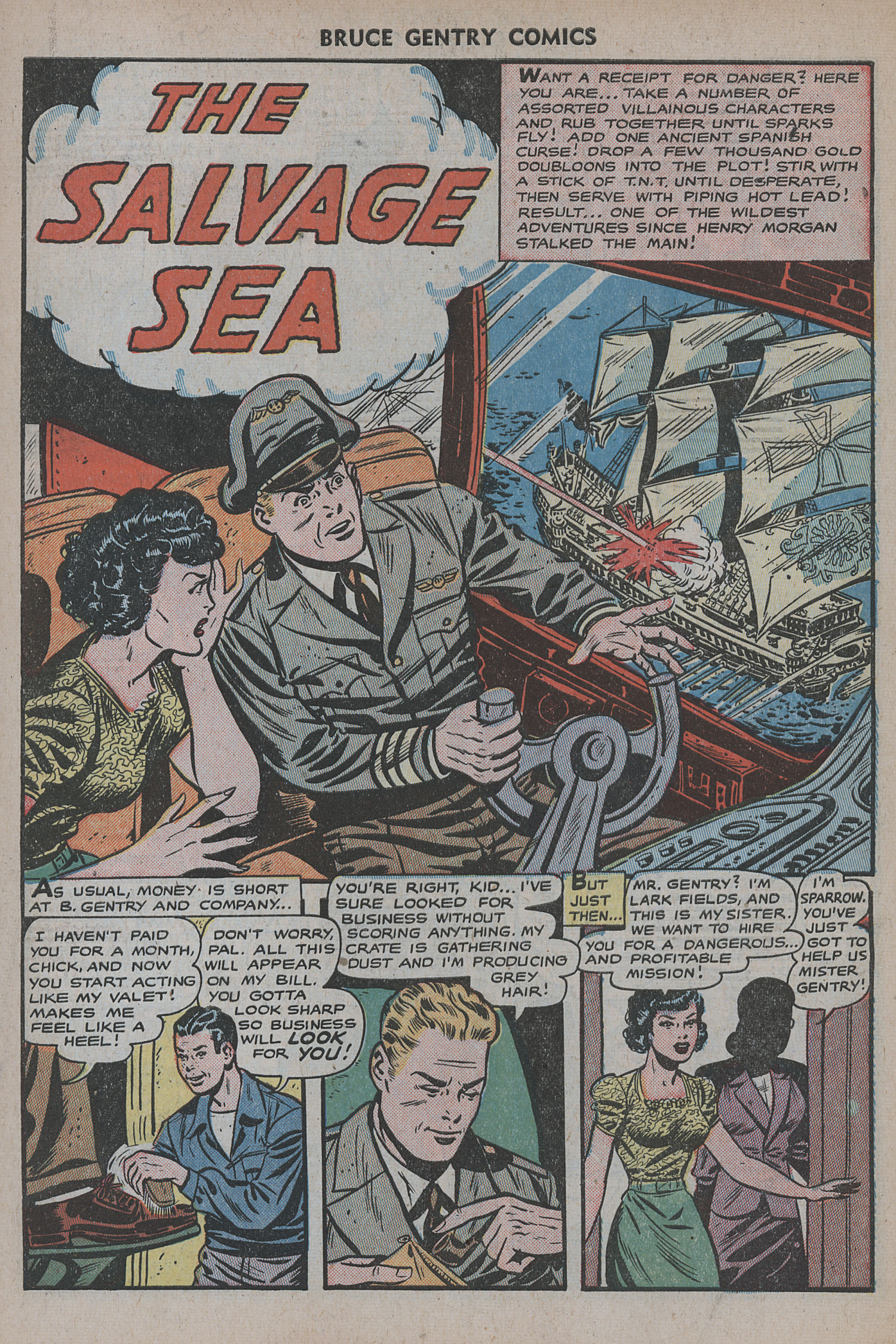 Read online Bruce Gentry comic -  Issue #8 - 3