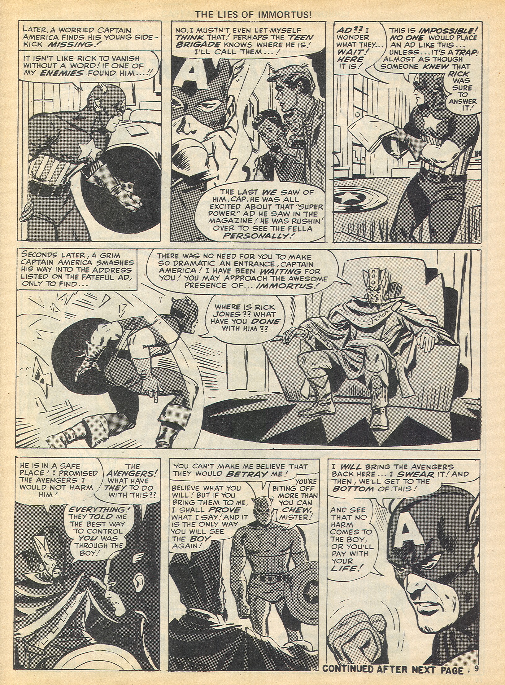 Read online The Avengers (1973) comic -  Issue #7 - 9