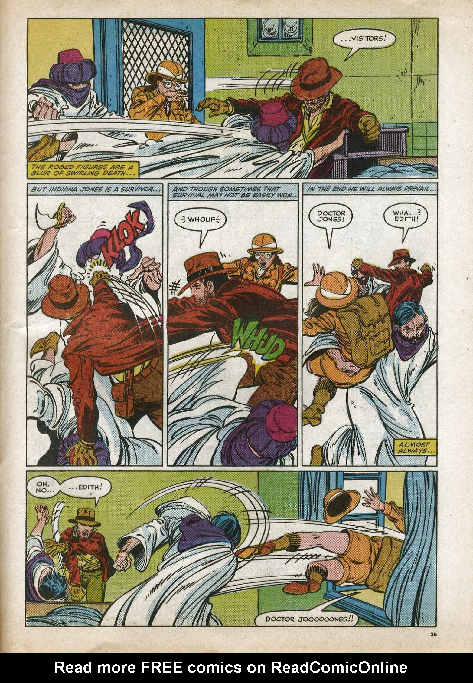Read online Indiana Jones comic -  Issue #1 - 35