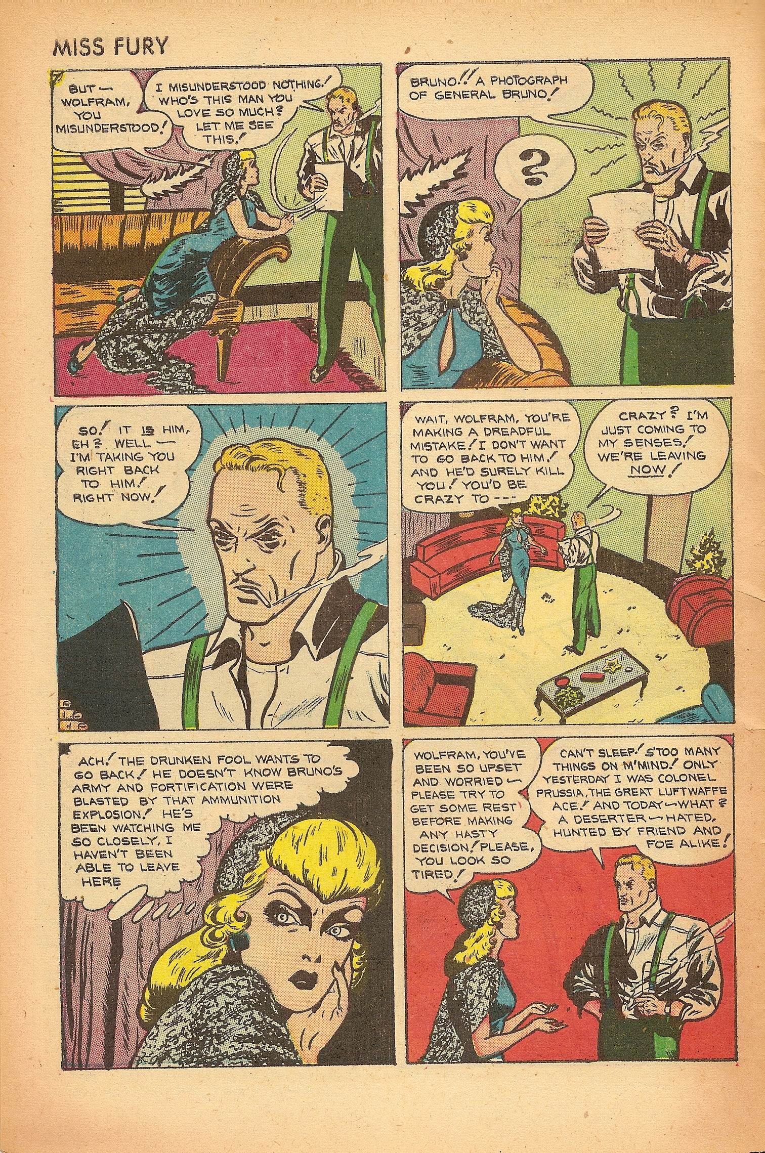 Read online Miss Fury Comics comic -  Issue #7 - 6