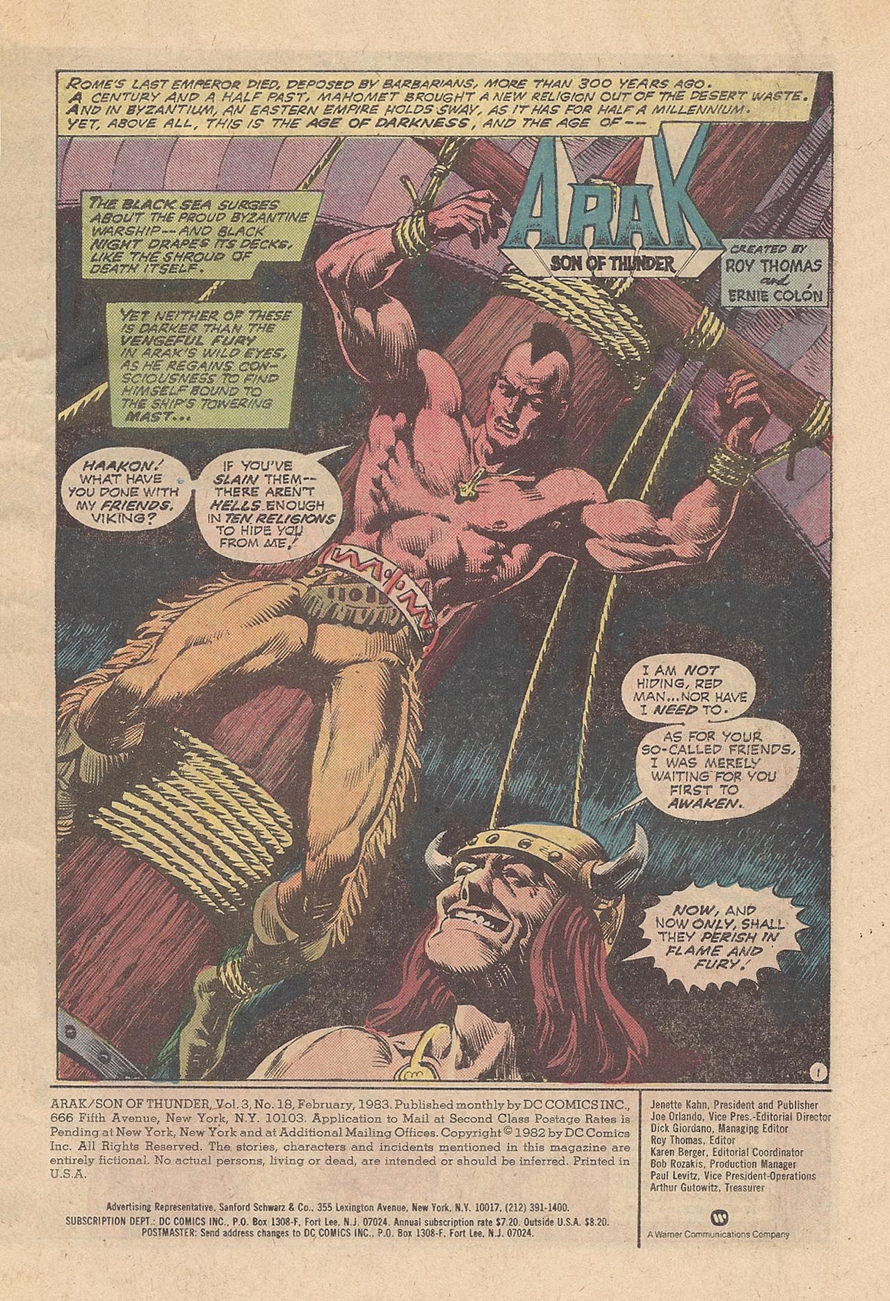 Read online Arak Son of Thunder comic -  Issue #18 - 3