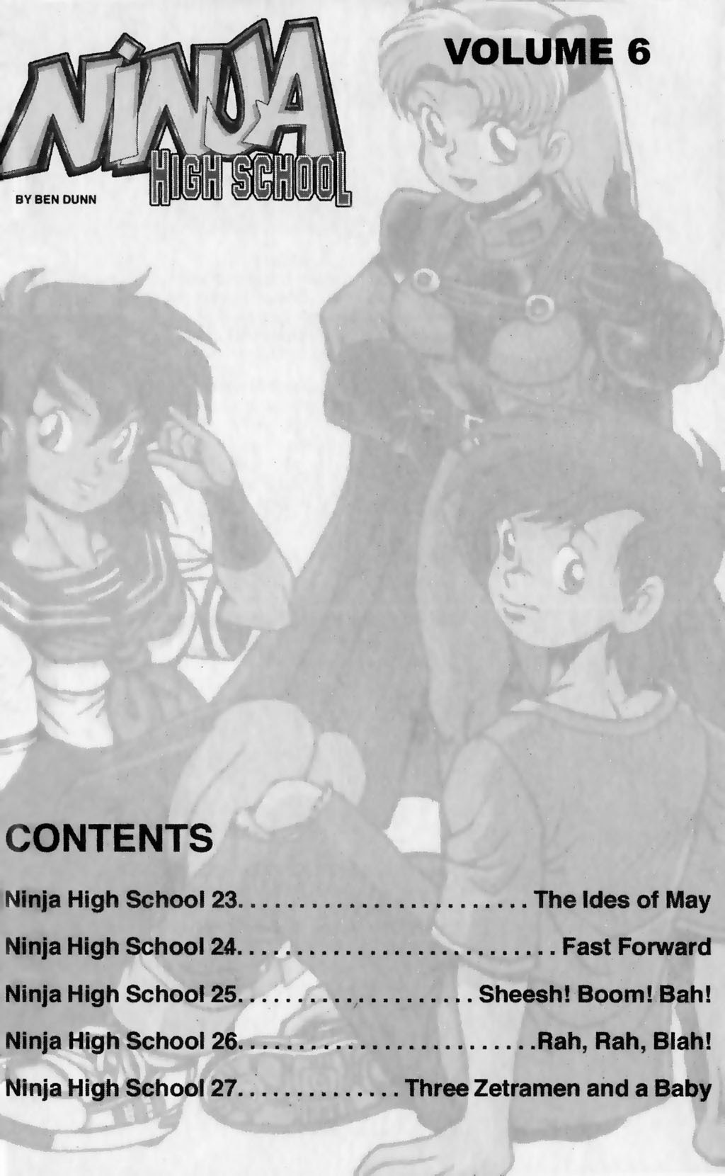 Read online Ninja High School Pocket Manga comic -  Issue #6 - 2