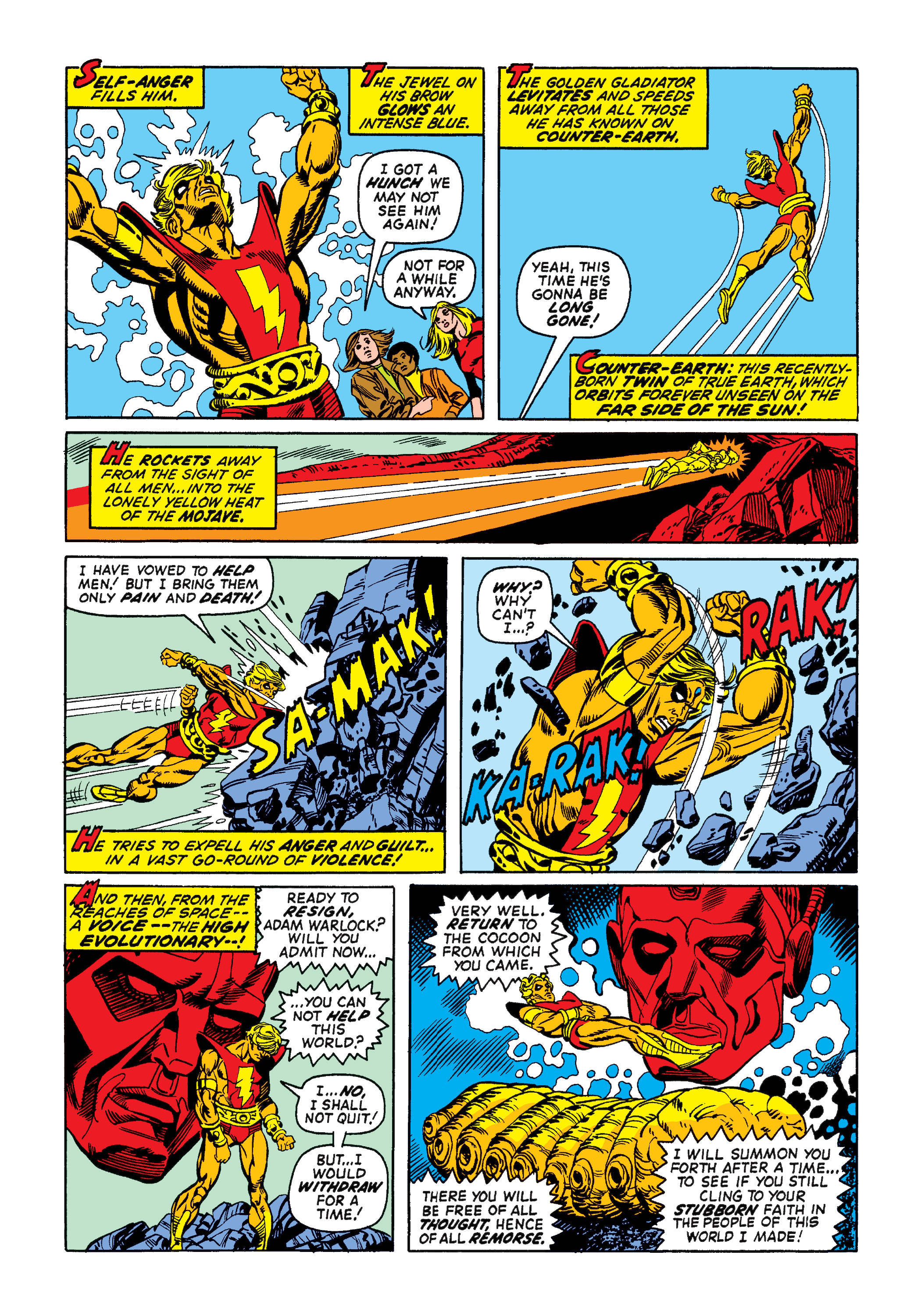 Read online Marvel Masterworks: Warlock comic -  Issue # TPB 1 (Part 2) - 44