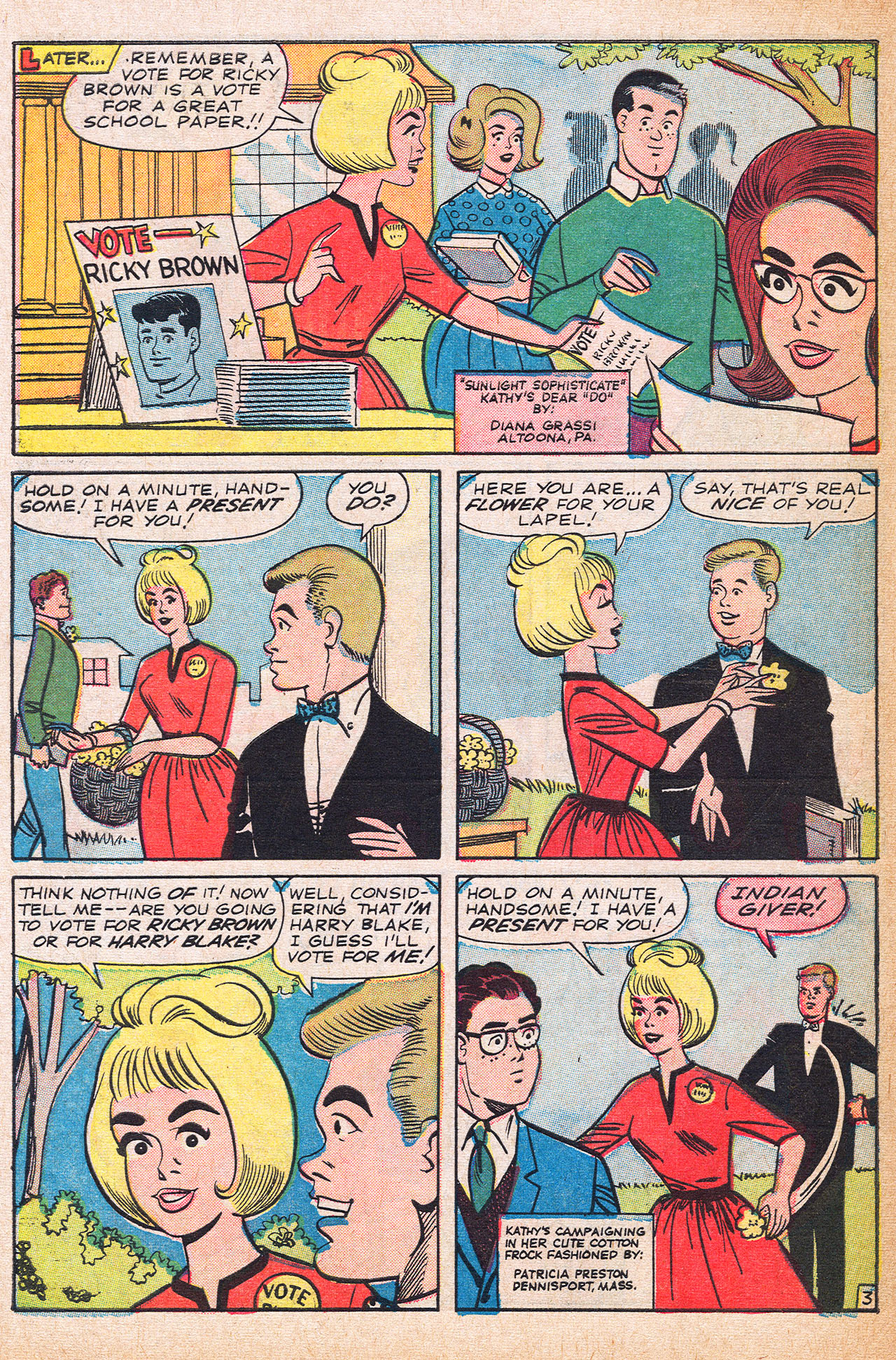 Read online Kathy (1959) comic -  Issue #27 - 30