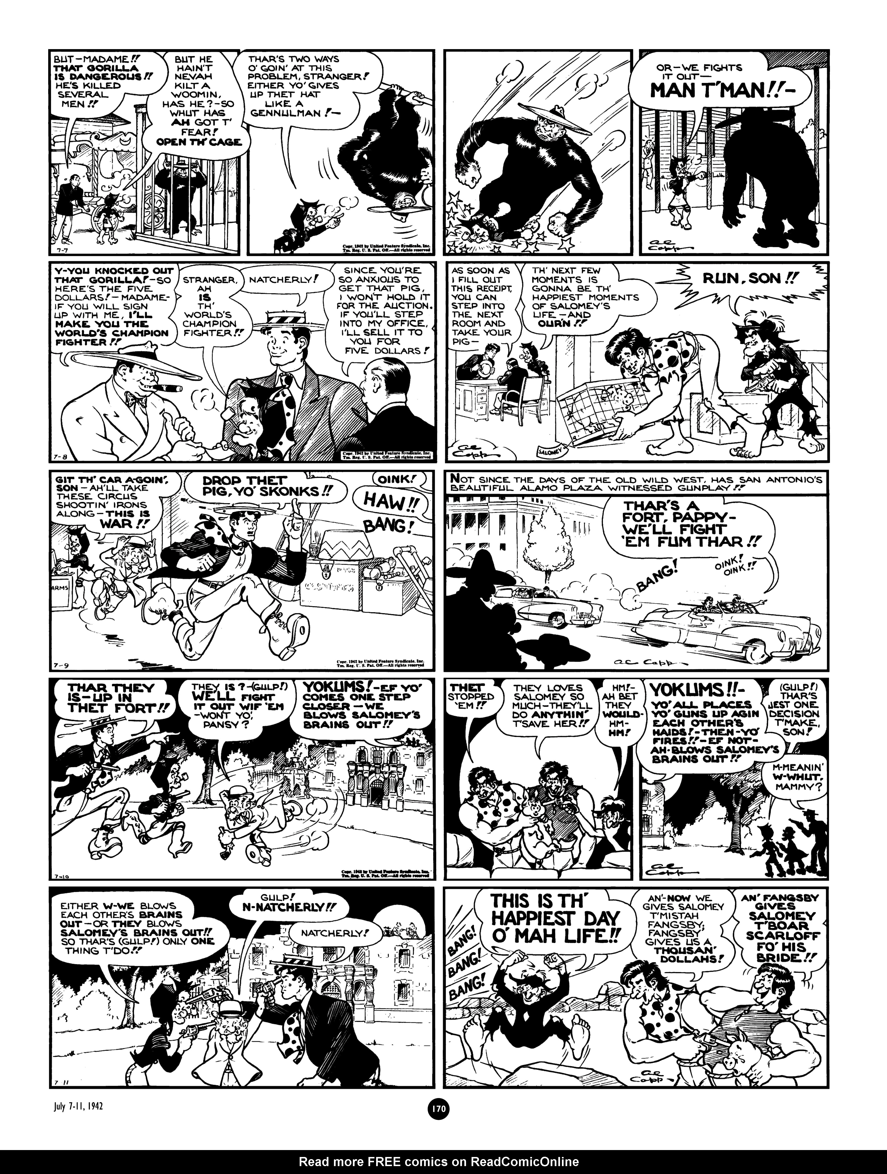 Read online Al Capp's Li'l Abner Complete Daily & Color Sunday Comics comic -  Issue # TPB 4 (Part 2) - 72