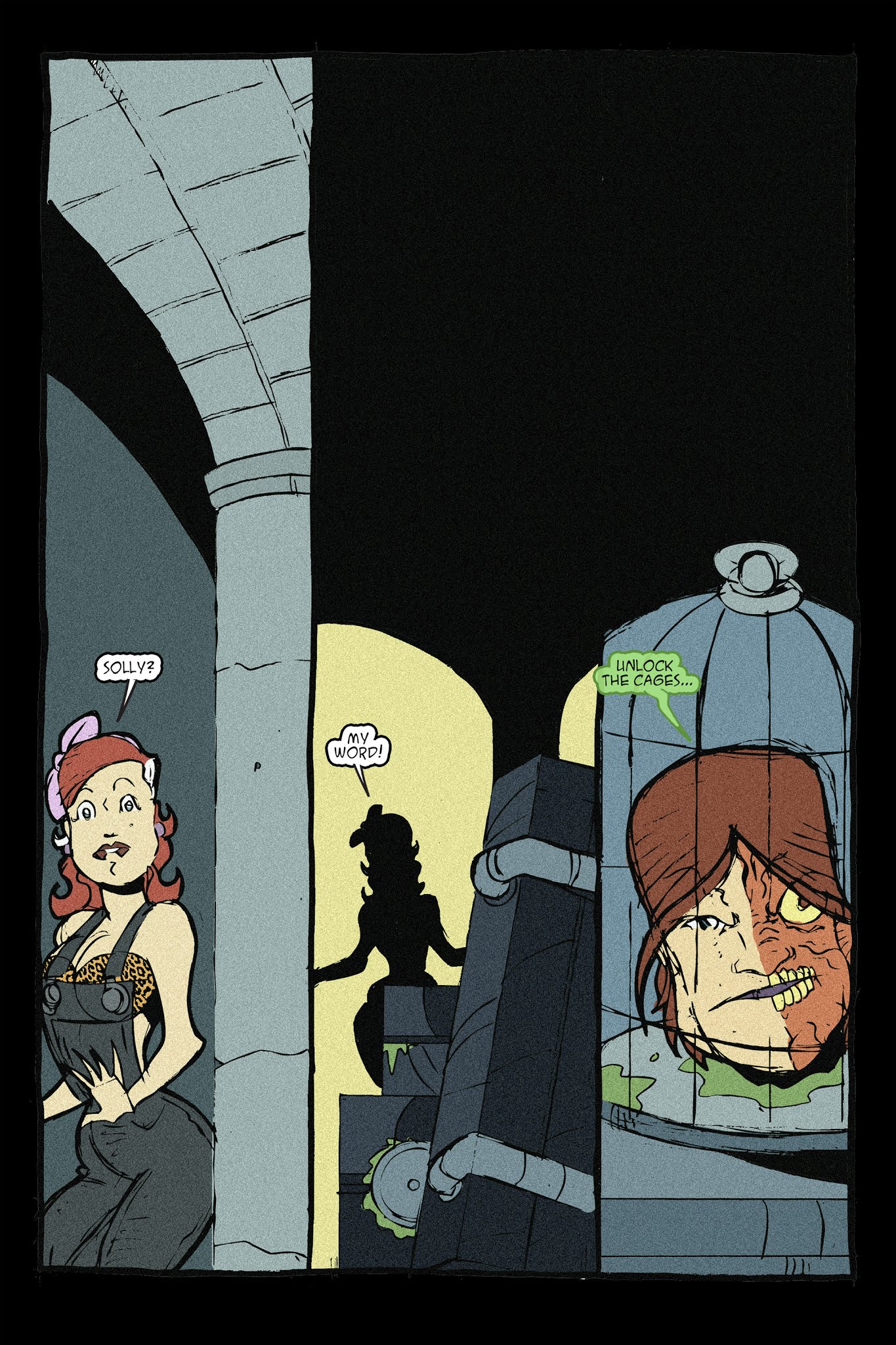Read online Halloween Man vs. the Invisible Man comic -  Issue # TPB - 90