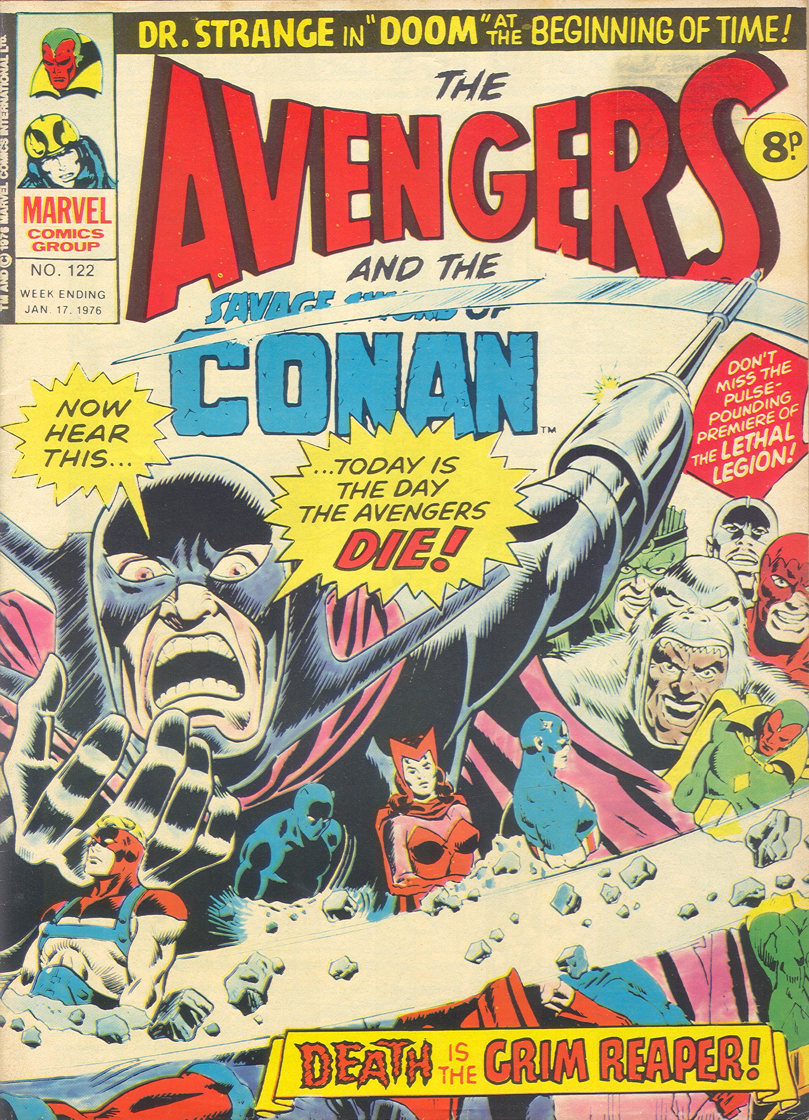 Read online The Avengers (1973) comic -  Issue #122 - 1