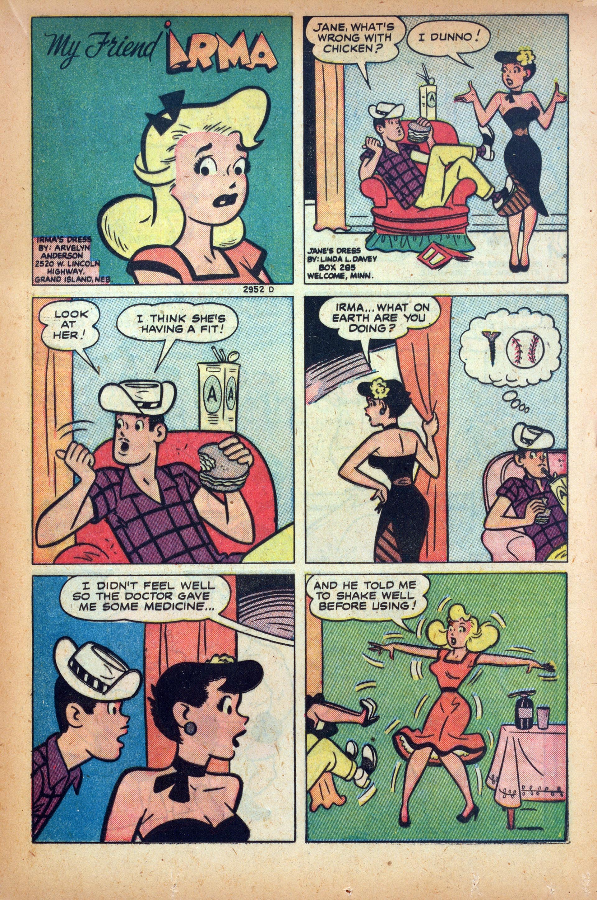 Read online My Friend Irma comic -  Issue #13 - 21