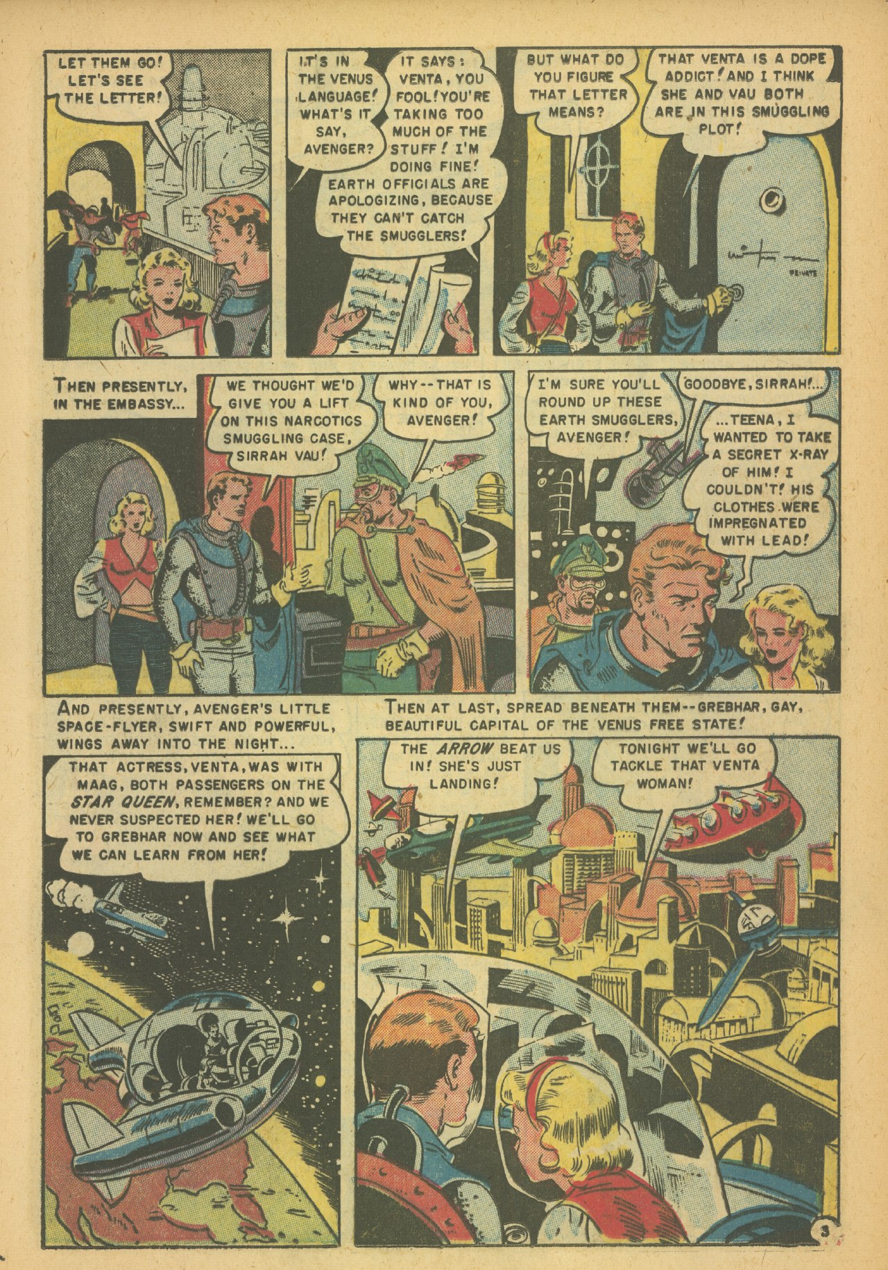 Read online Space Detective comic -  Issue #1 - 13
