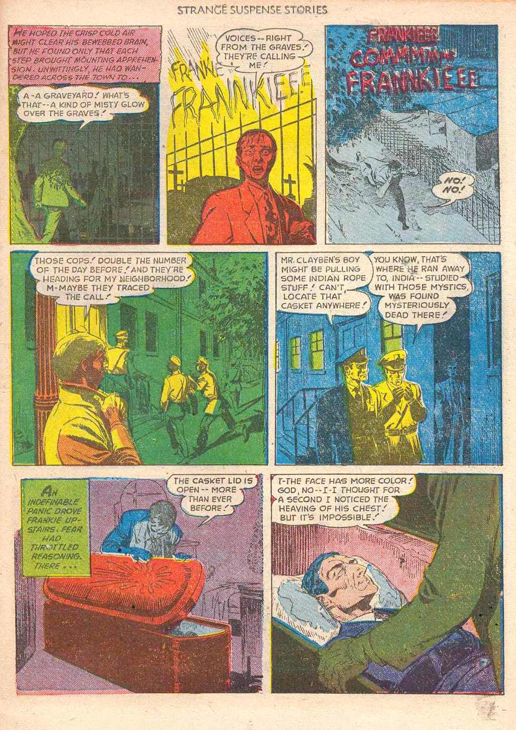 Read online Strange Suspense Stories (1952) comic -  Issue #2 - 19