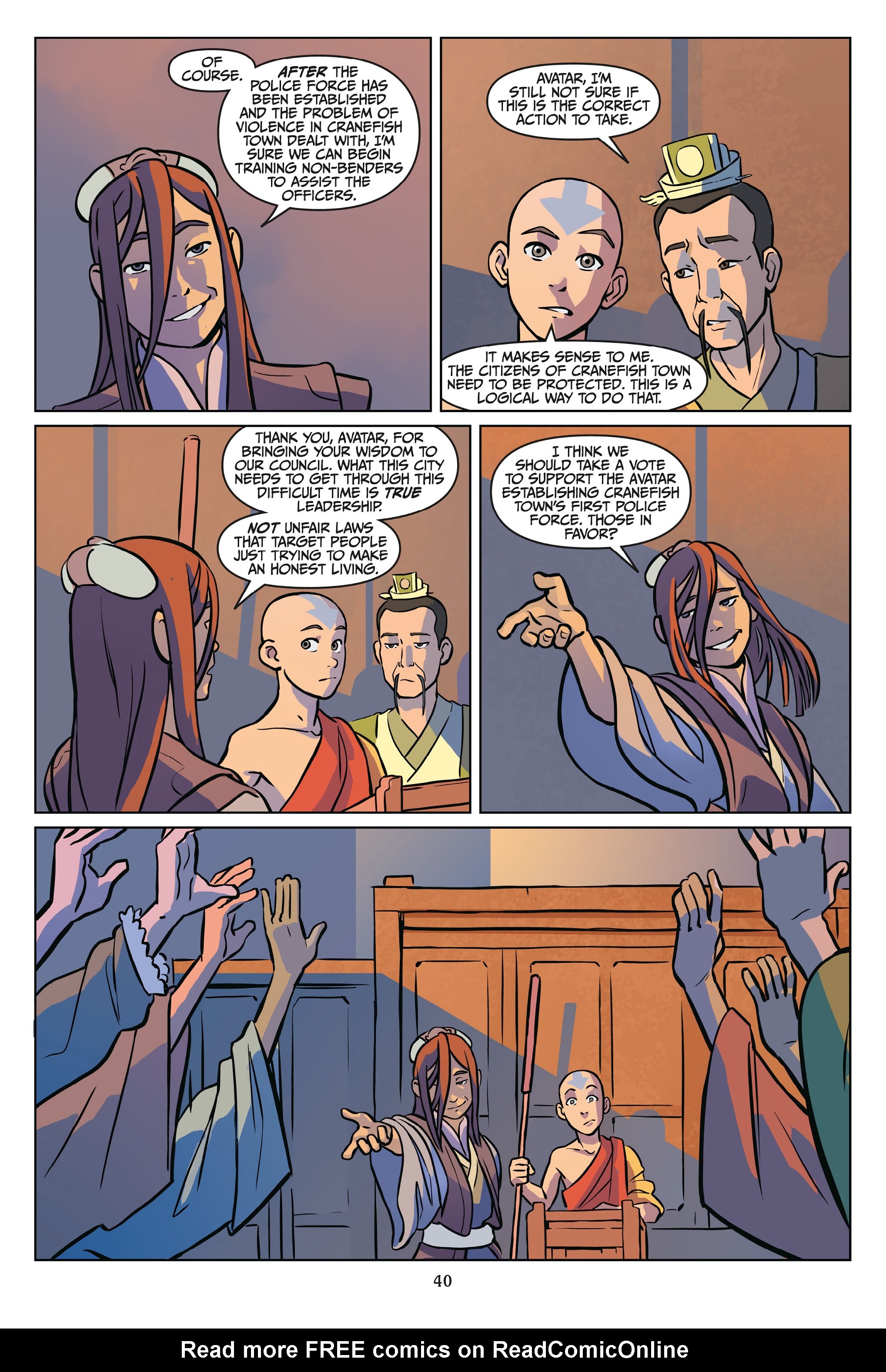 Read online Nickelodeon Avatar: The Last Airbender - Imbalance comic -  Issue # _Omnibus (Part 1) - 41