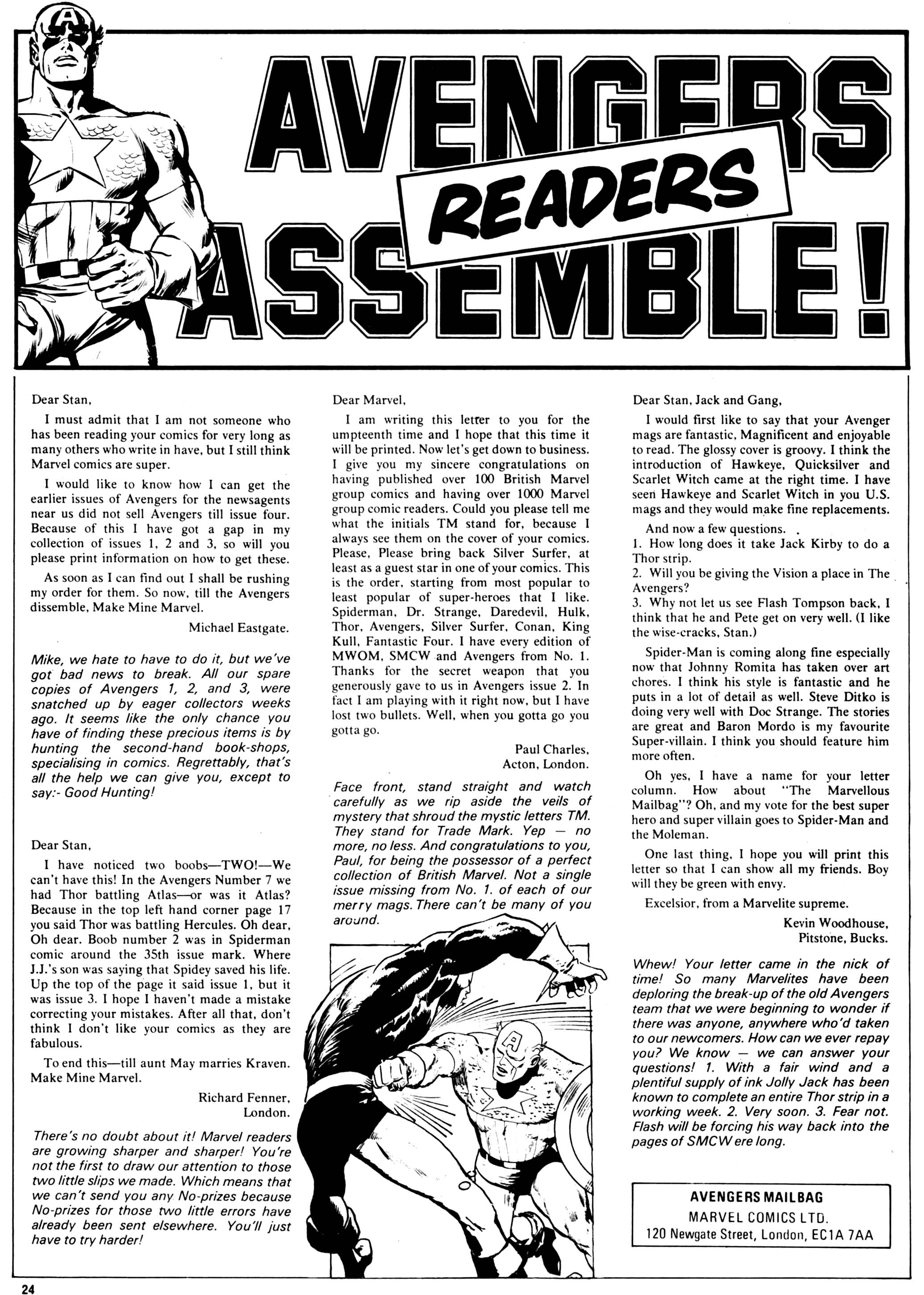 Read online The Avengers (1973) comic -  Issue #29 - 24