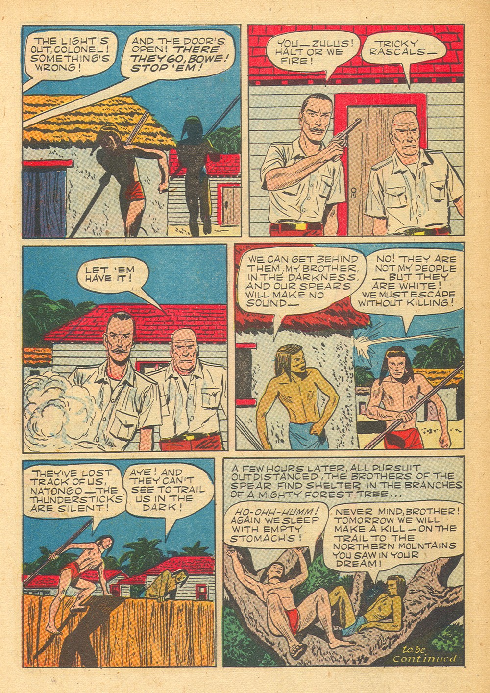 Read online Tarzan (1948) comic -  Issue #32 - 34