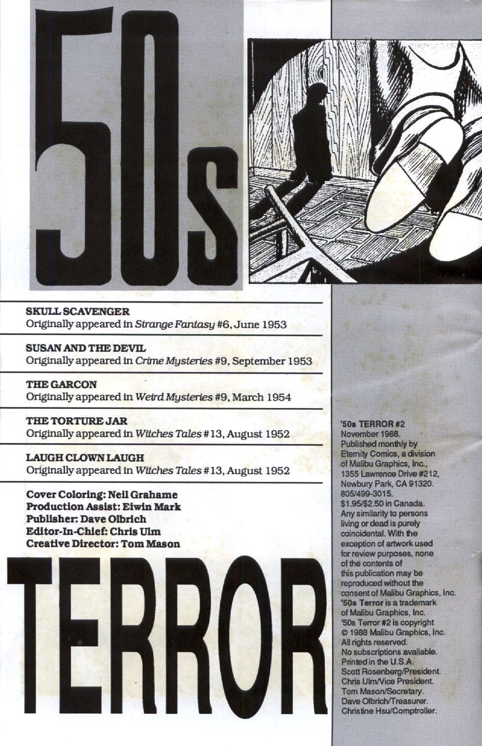 Read online Fifties Terror comic -  Issue #2 - 2