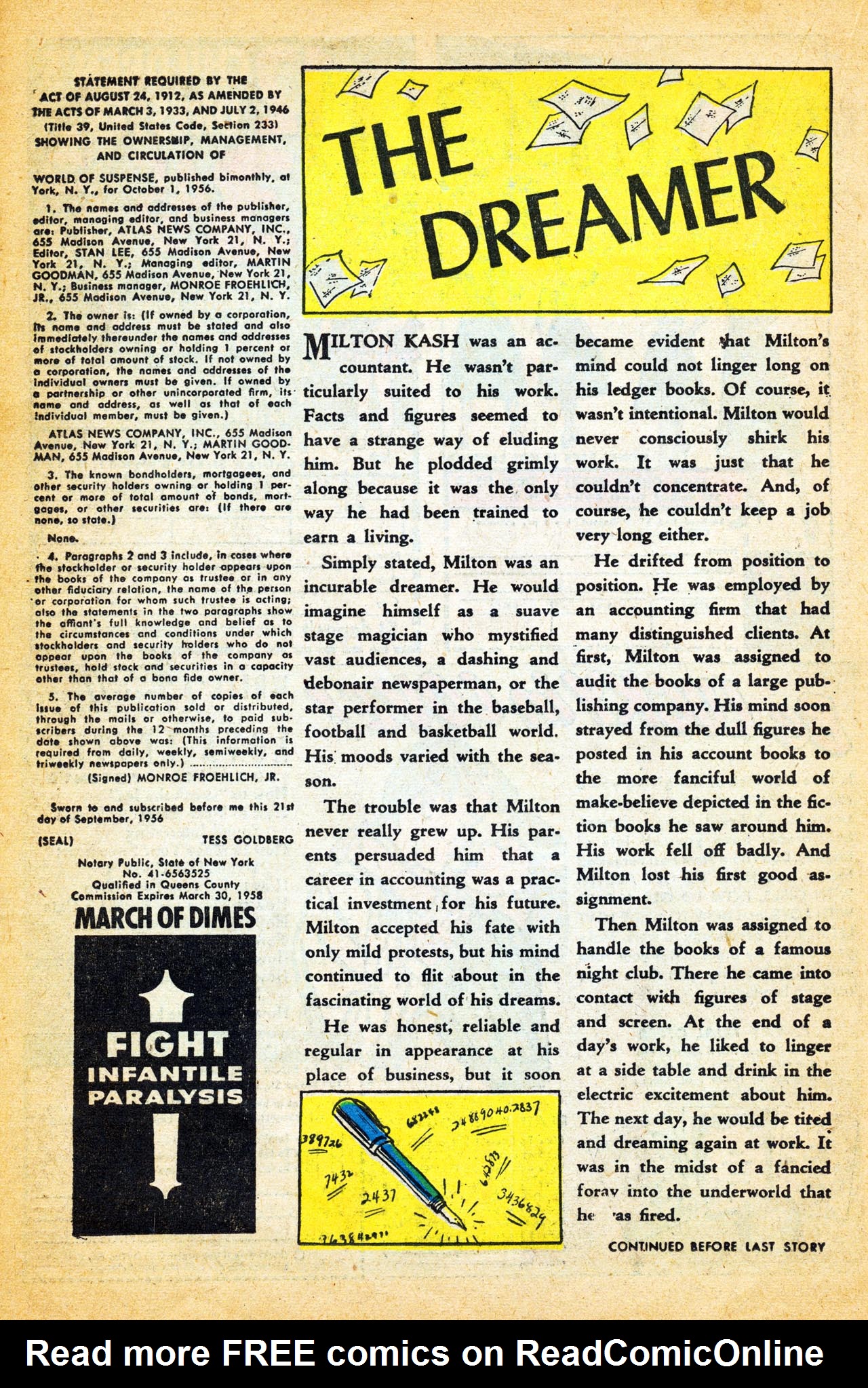 Read online World of Suspense comic -  Issue #8 - 22