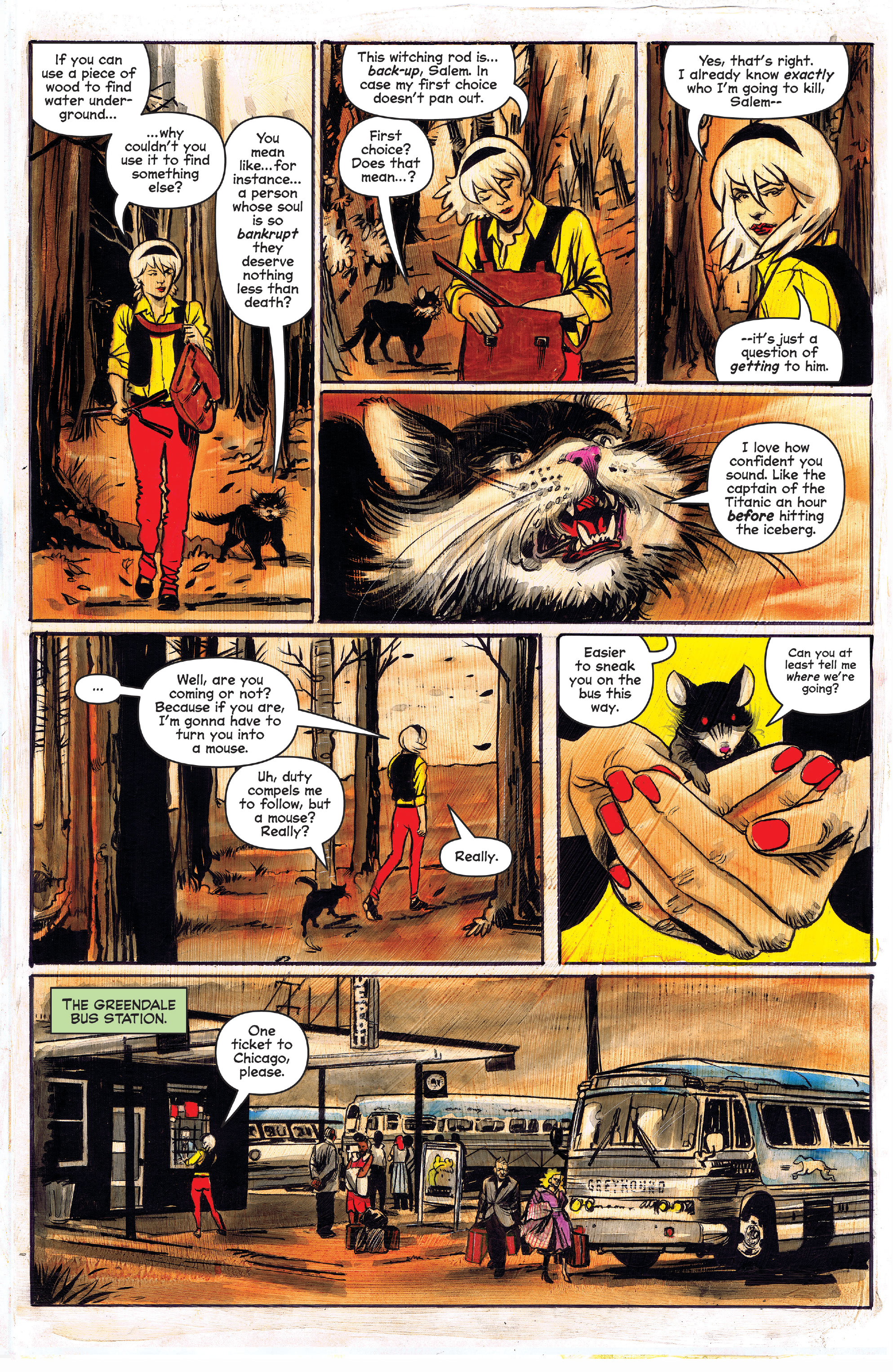 Read online Chilling Adventures of Sabrina comic -  Issue #9 - 9