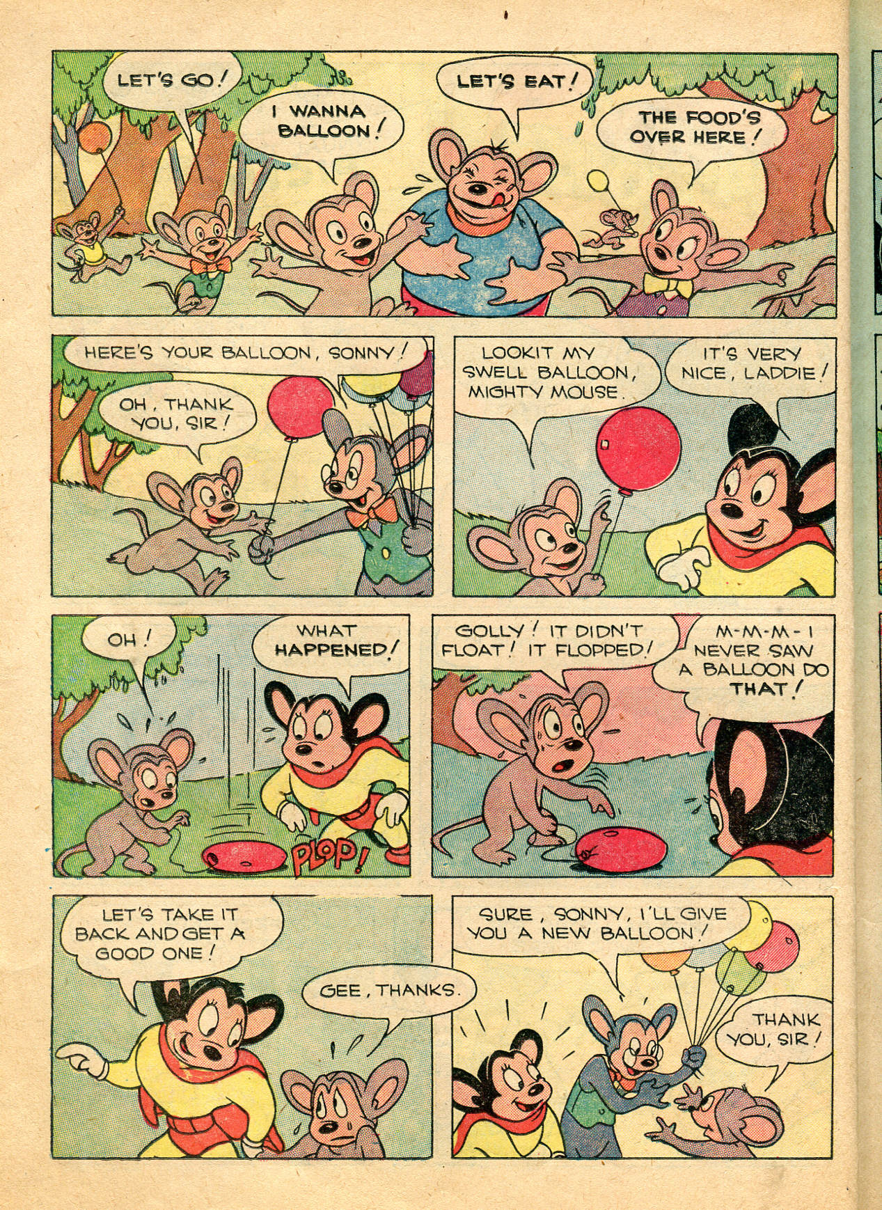 Read online Paul Terry's Mighty Mouse Comics comic -  Issue #25 - 12