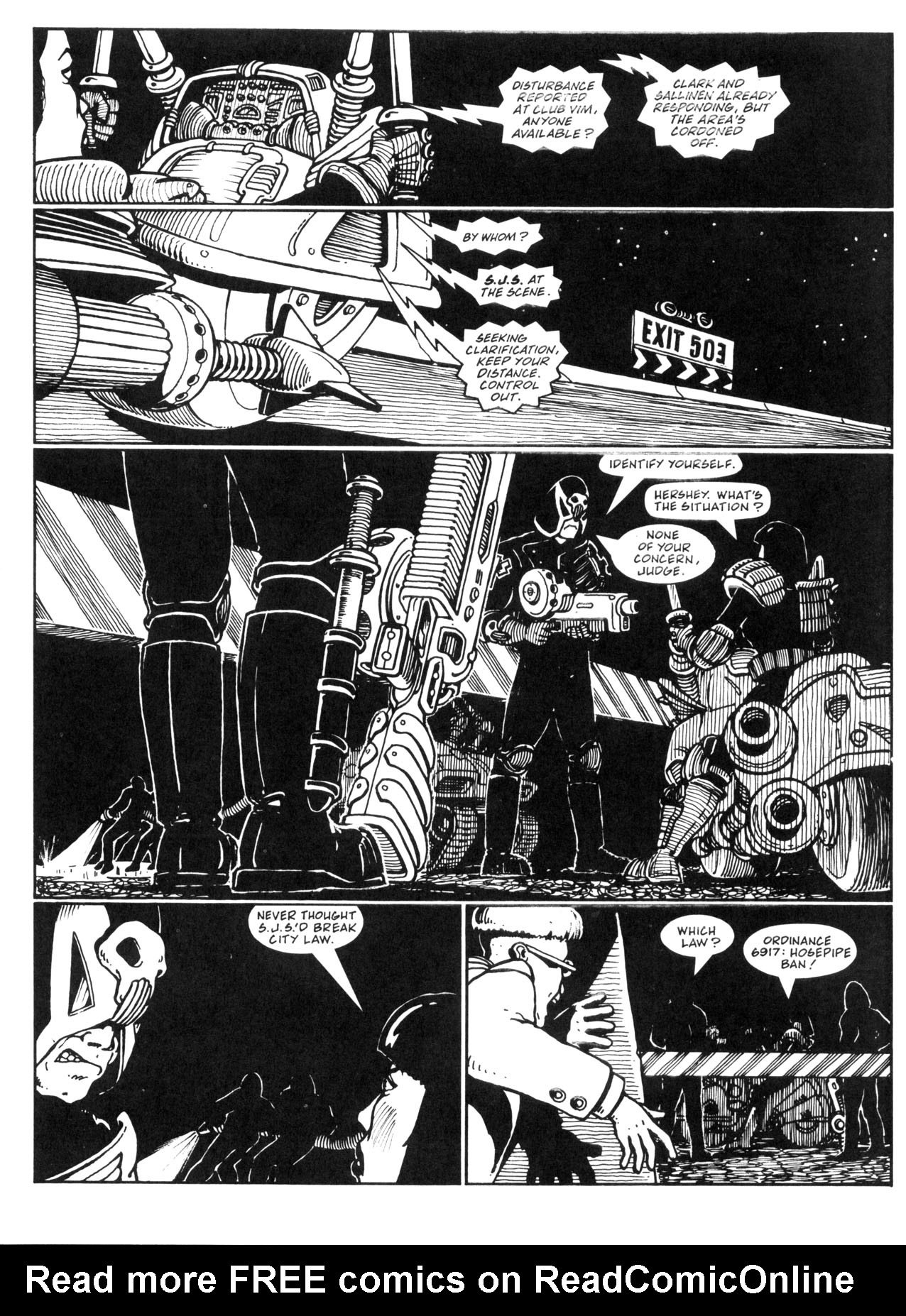 Read online Judge Dredd: The Megazine (vol. 2) comic -  Issue #15 - 19