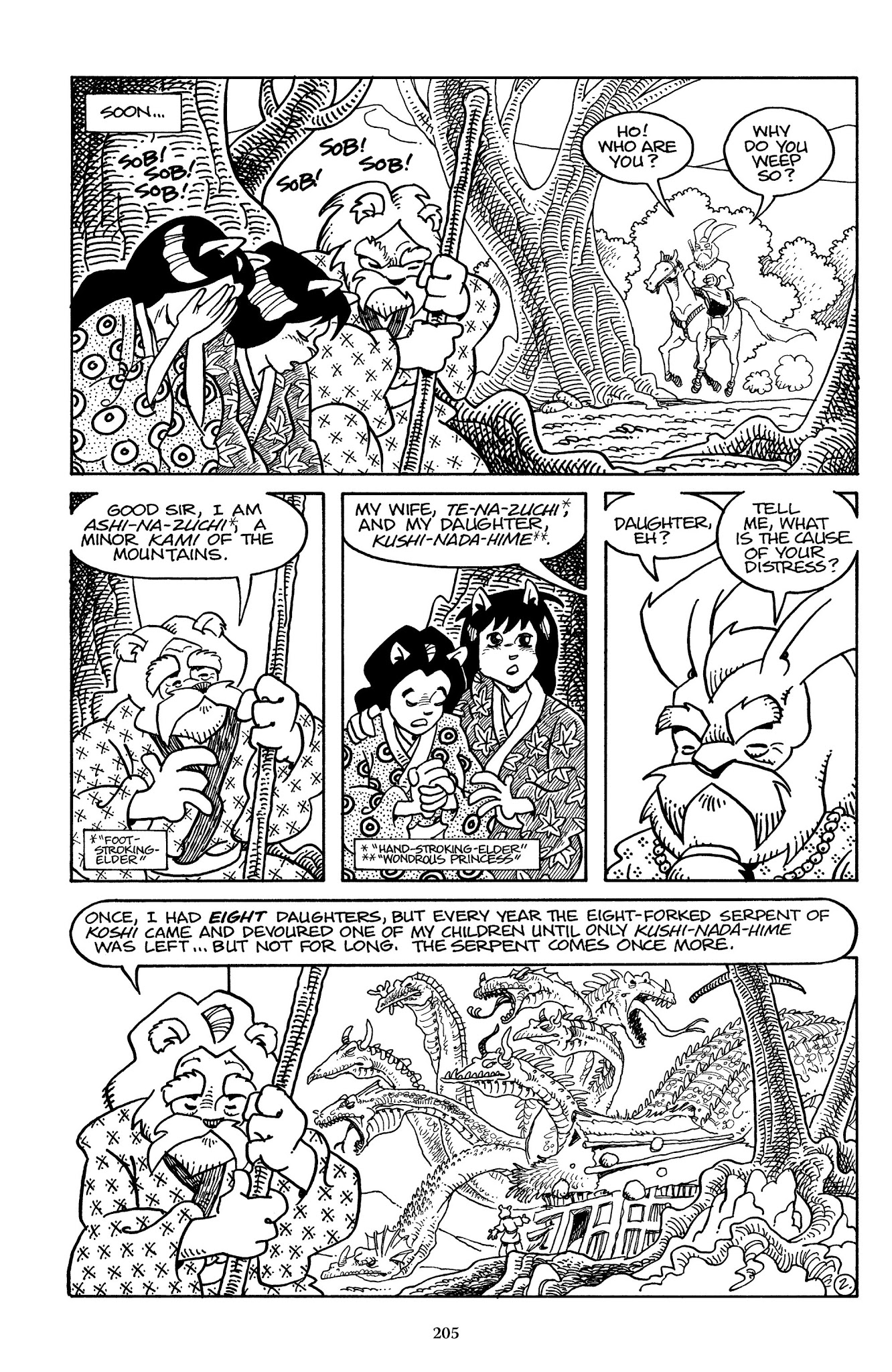 Read online The Usagi Yojimbo Saga comic -  Issue # TPB 2 - 205