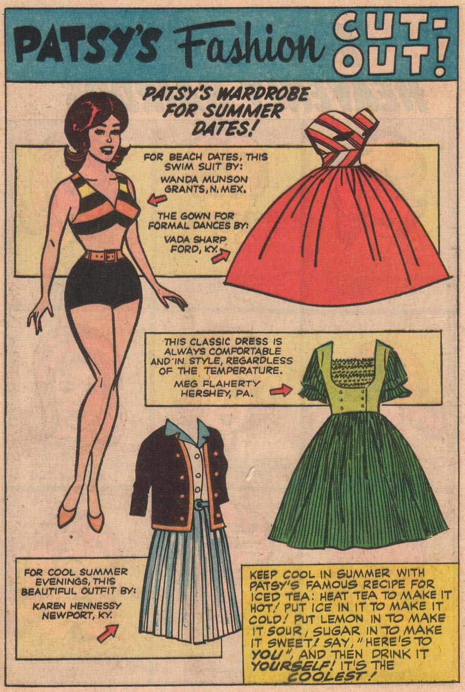 Read online Patsy Walker's Fashion Parade comic -  Issue # Full - 44