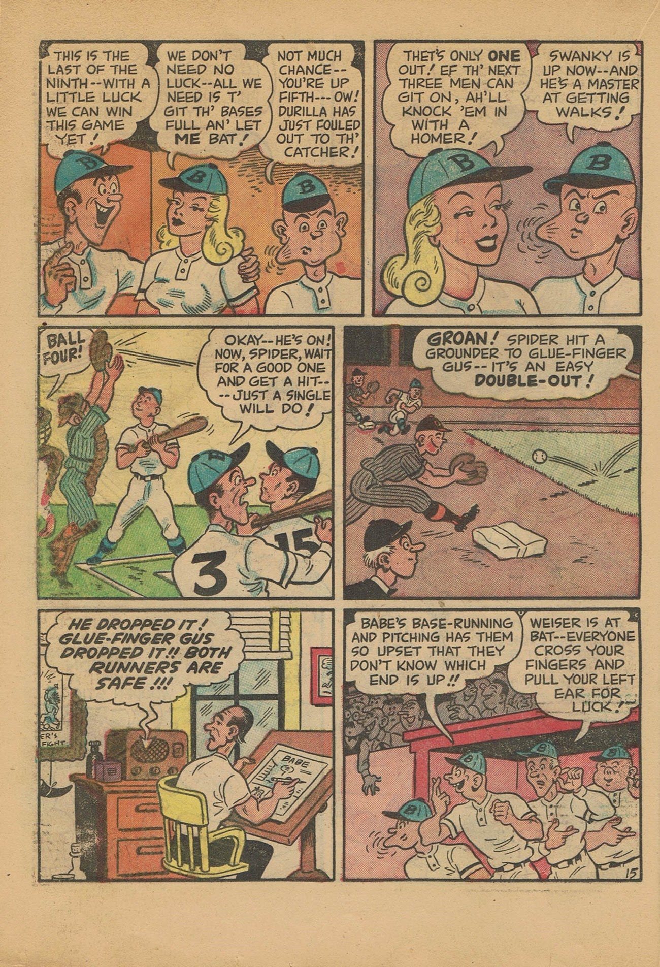 Read online Babe (1948) comic -  Issue #2 - 28