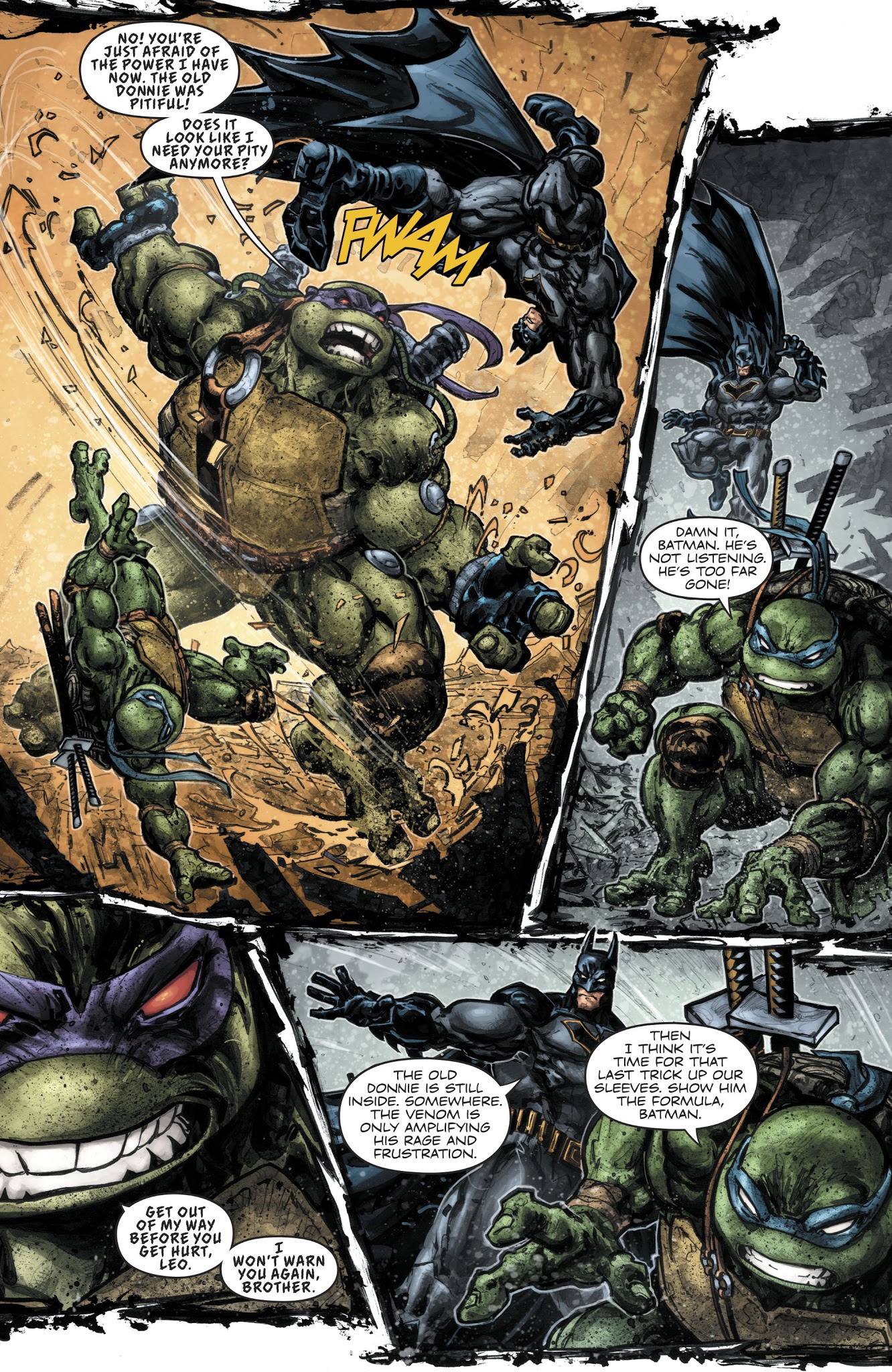 Read online Batman/Teenage Mutant Ninja Turtles II comic -  Issue #5 - 13