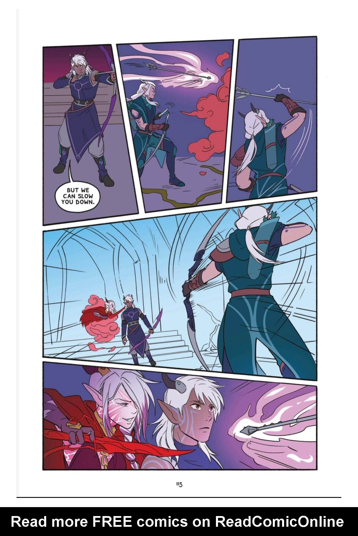 Read online The Dragon Prince: Bloodmoon Huntress comic -  Issue # TPB - 118