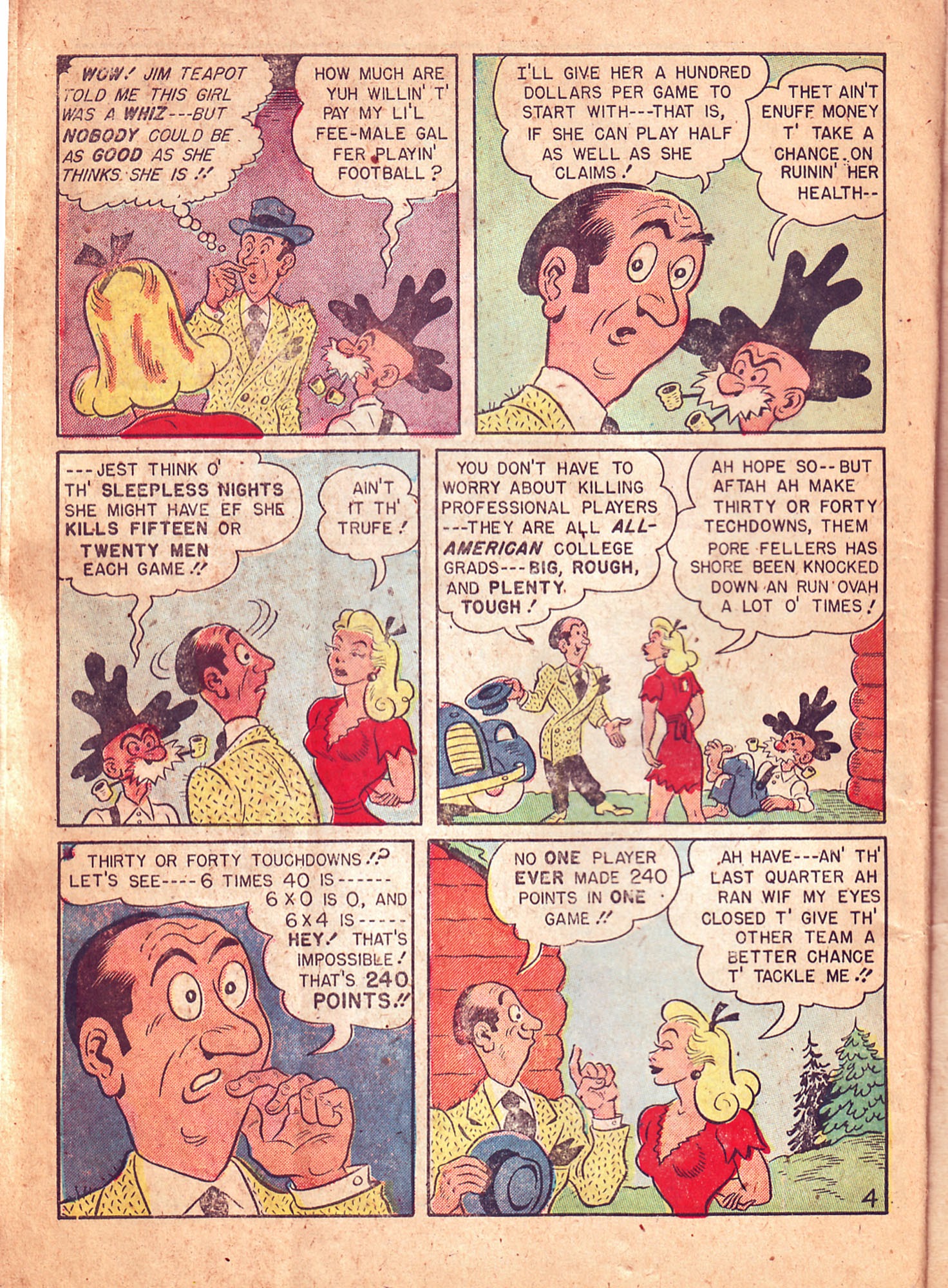 Read online Babe (1948) comic -  Issue #4 - 6