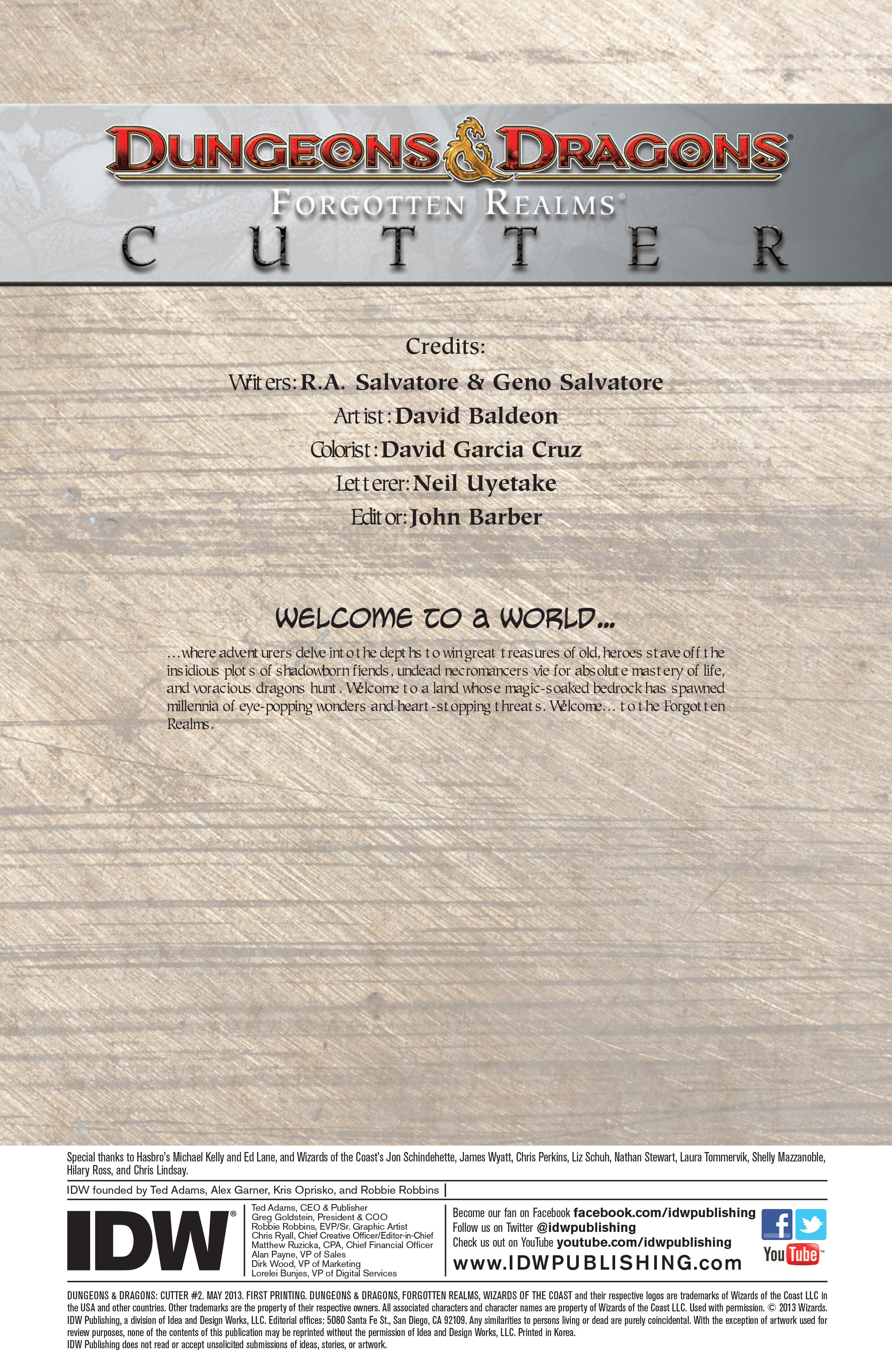 Read online Dungeons & Dragons: Cutter comic -  Issue #2 - 3