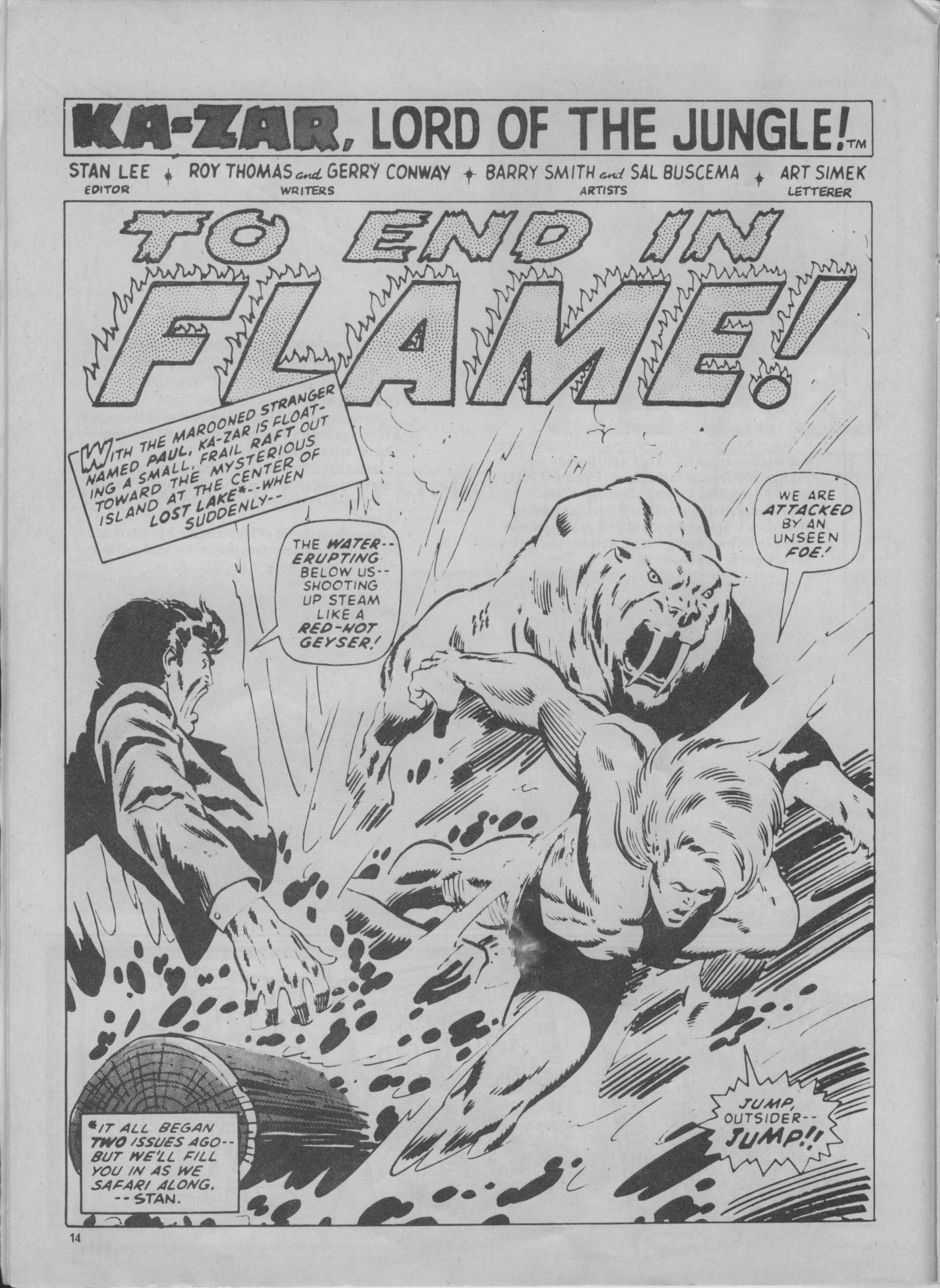 Read online Planet of the Apes (1974) comic -  Issue #10 - 14
