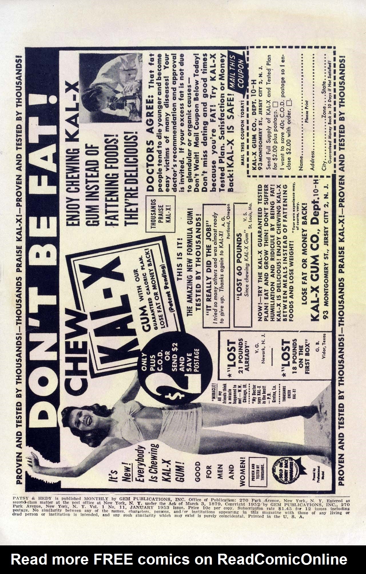 Read online Patsy and Hedy comic -  Issue #11 - 2