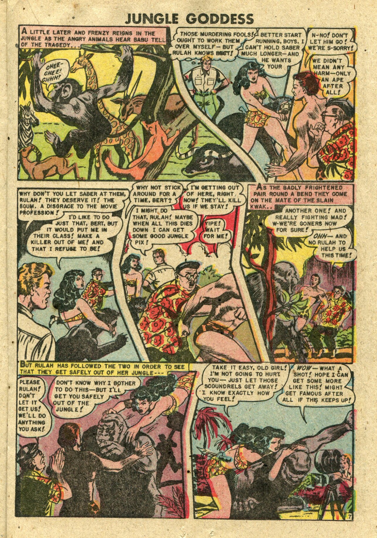 Read online Rulah - Jungle Goddess comic -  Issue #25 - 17