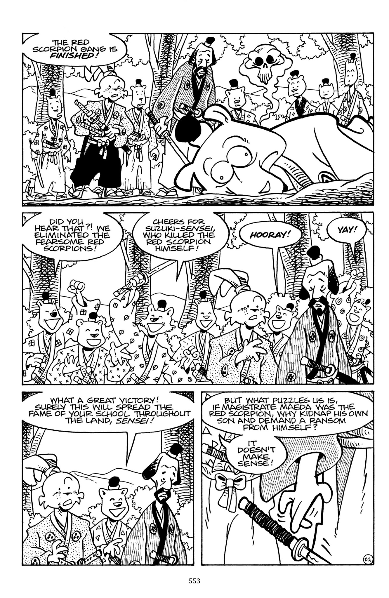 Read online The Usagi Yojimbo Saga comic -  Issue # TPB 7 - 545